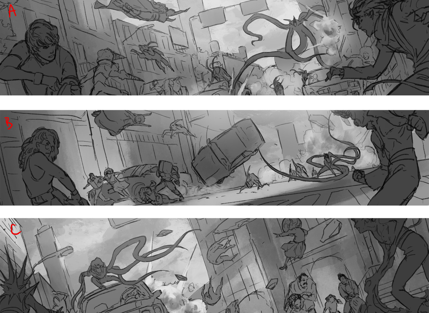 roughs i sent to client