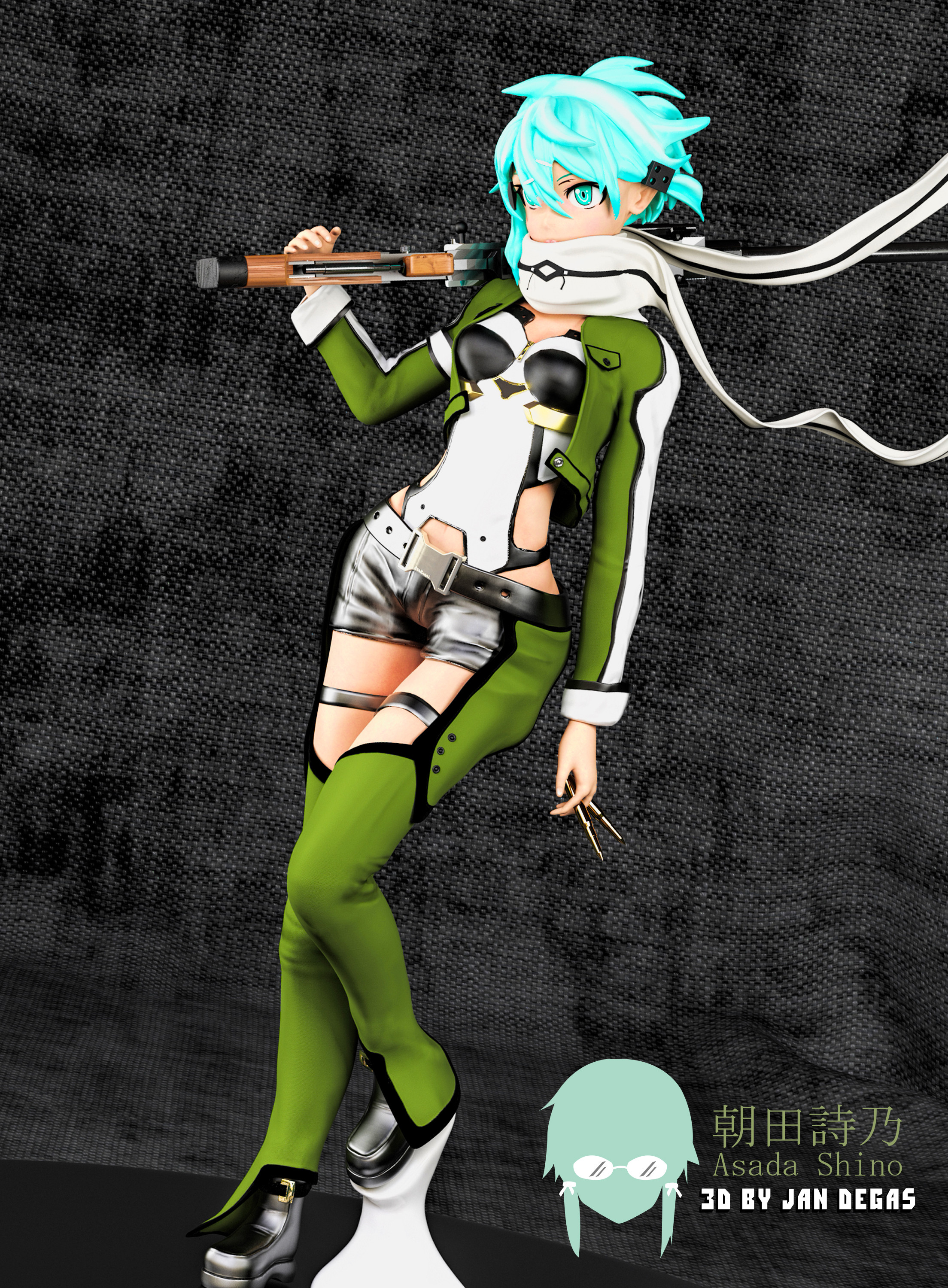 Artstation 朝田詩乃 Asada Shino Degas Jan