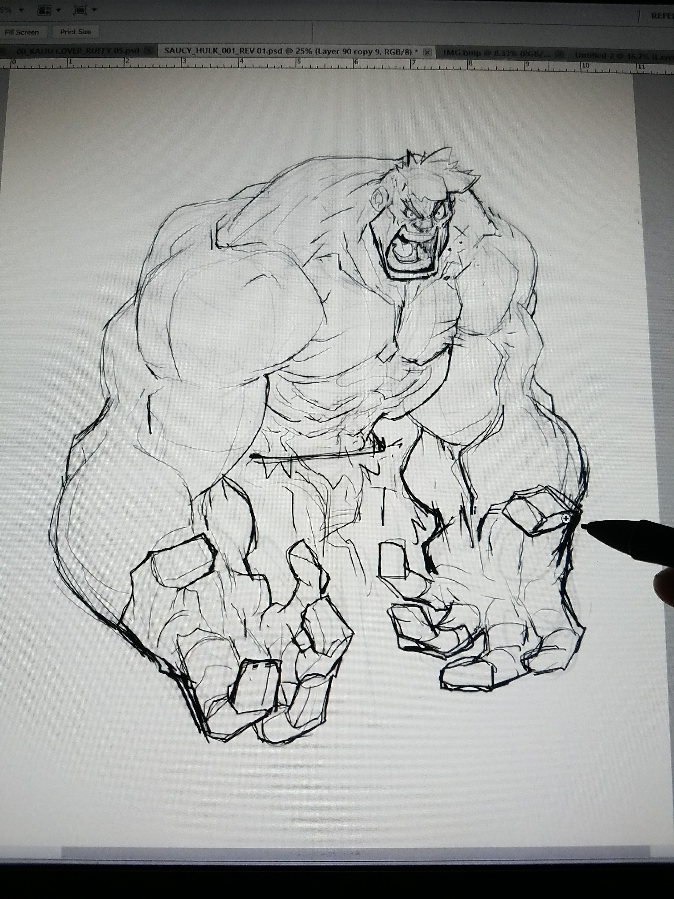 Sketchcraft - Hulk Saucy Commish