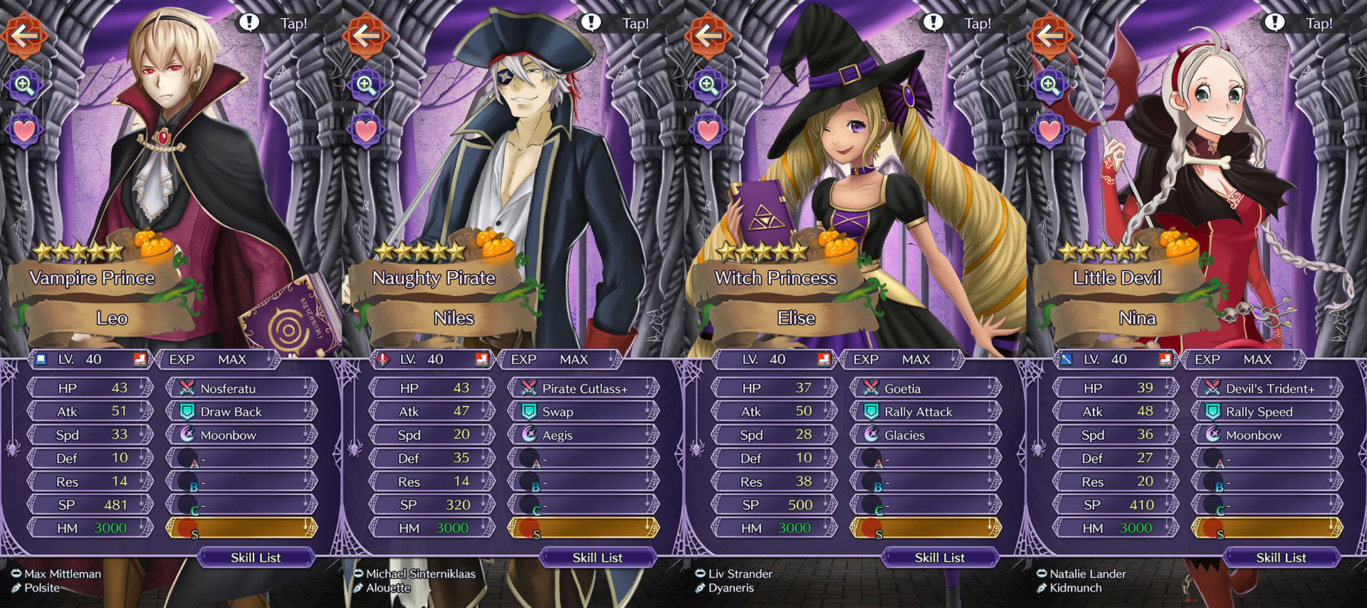 Artstation Fire Emblem Heroes Halloween Ui Theme Pol Mamaril