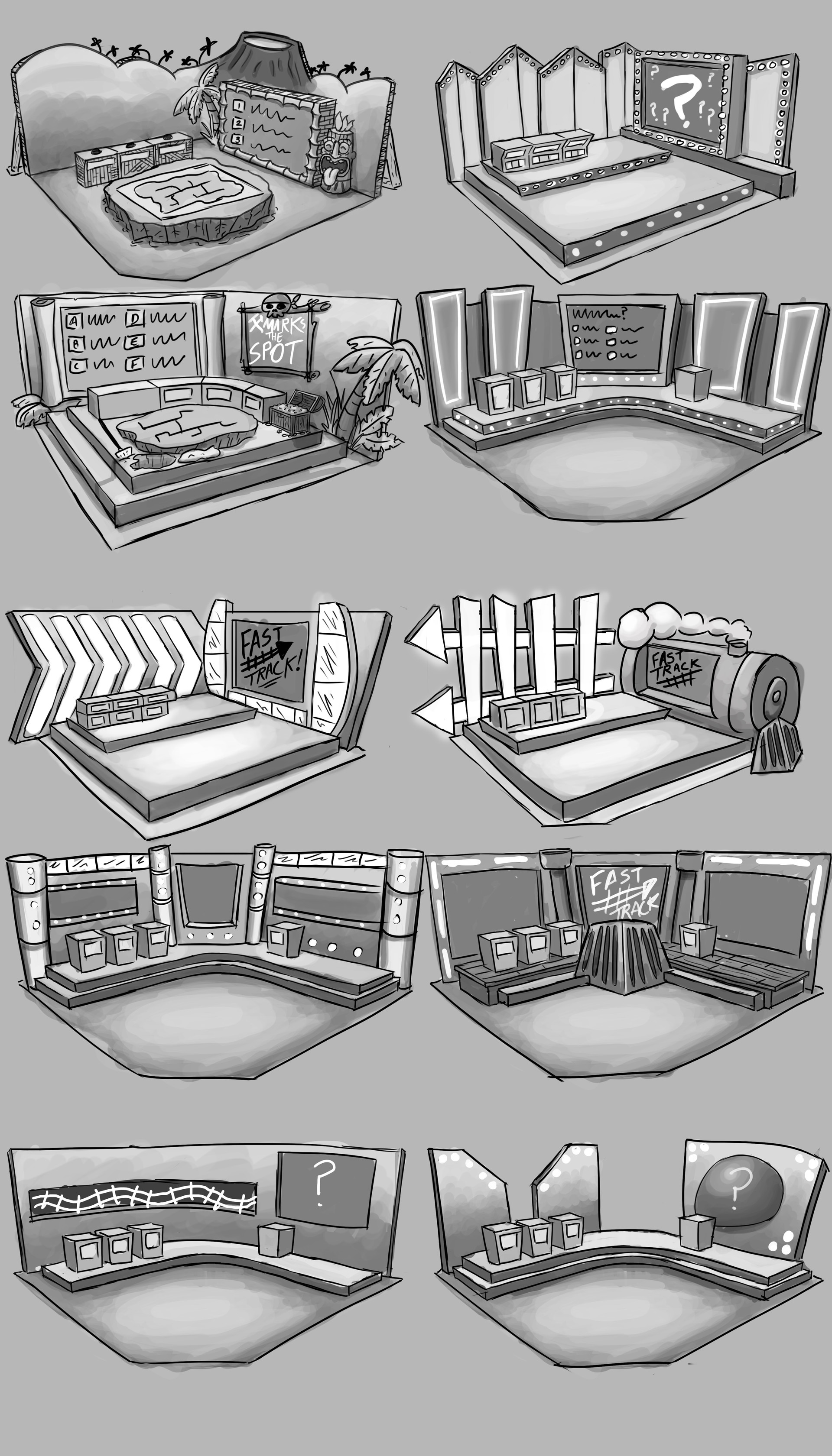 Game show set design