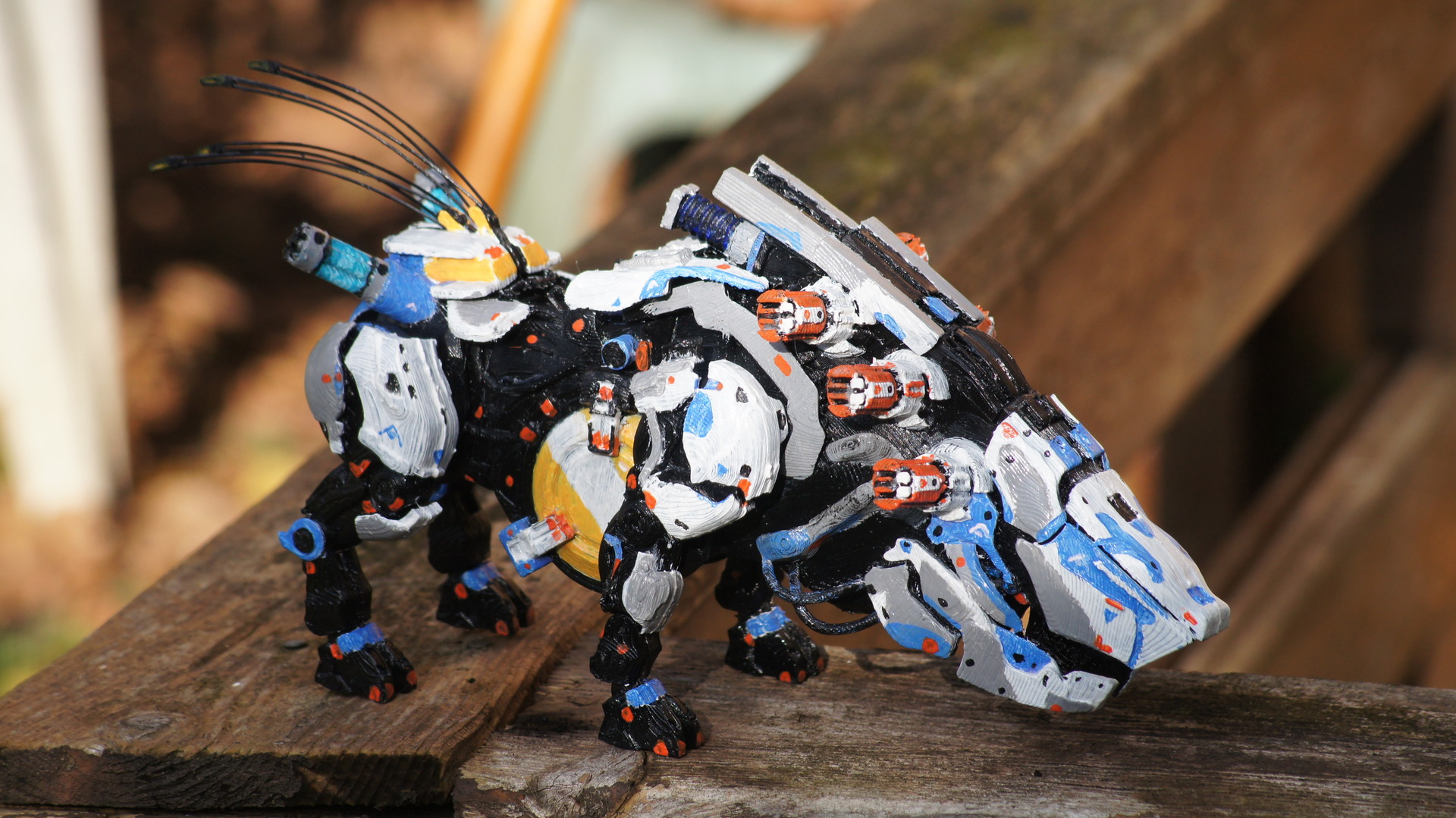 Artstation 3d Printed Behemoth From Horizon Zero Dawn Theo Domon