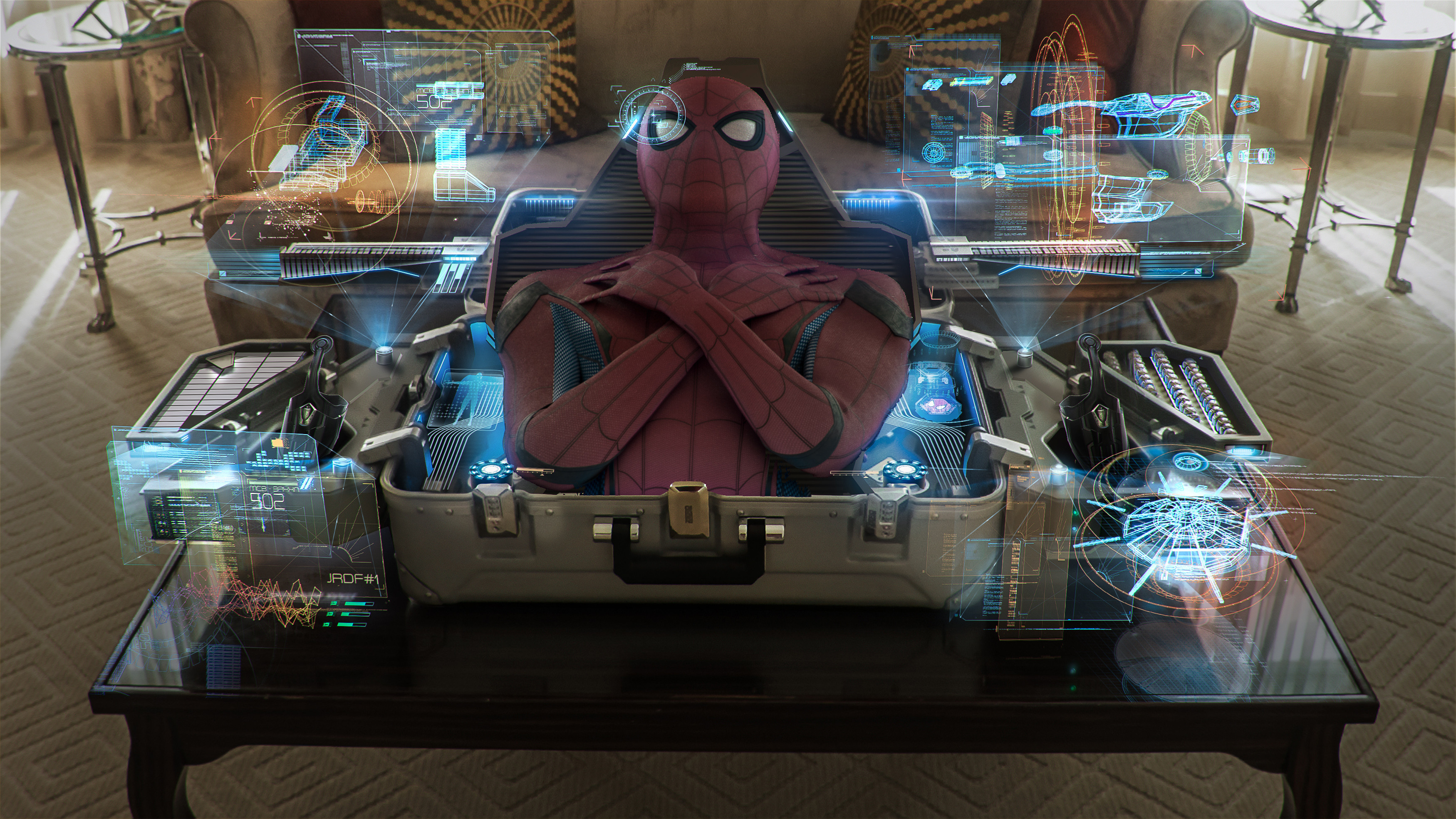 Jimmy P. Duda Spiderman Homecoming post production concept art