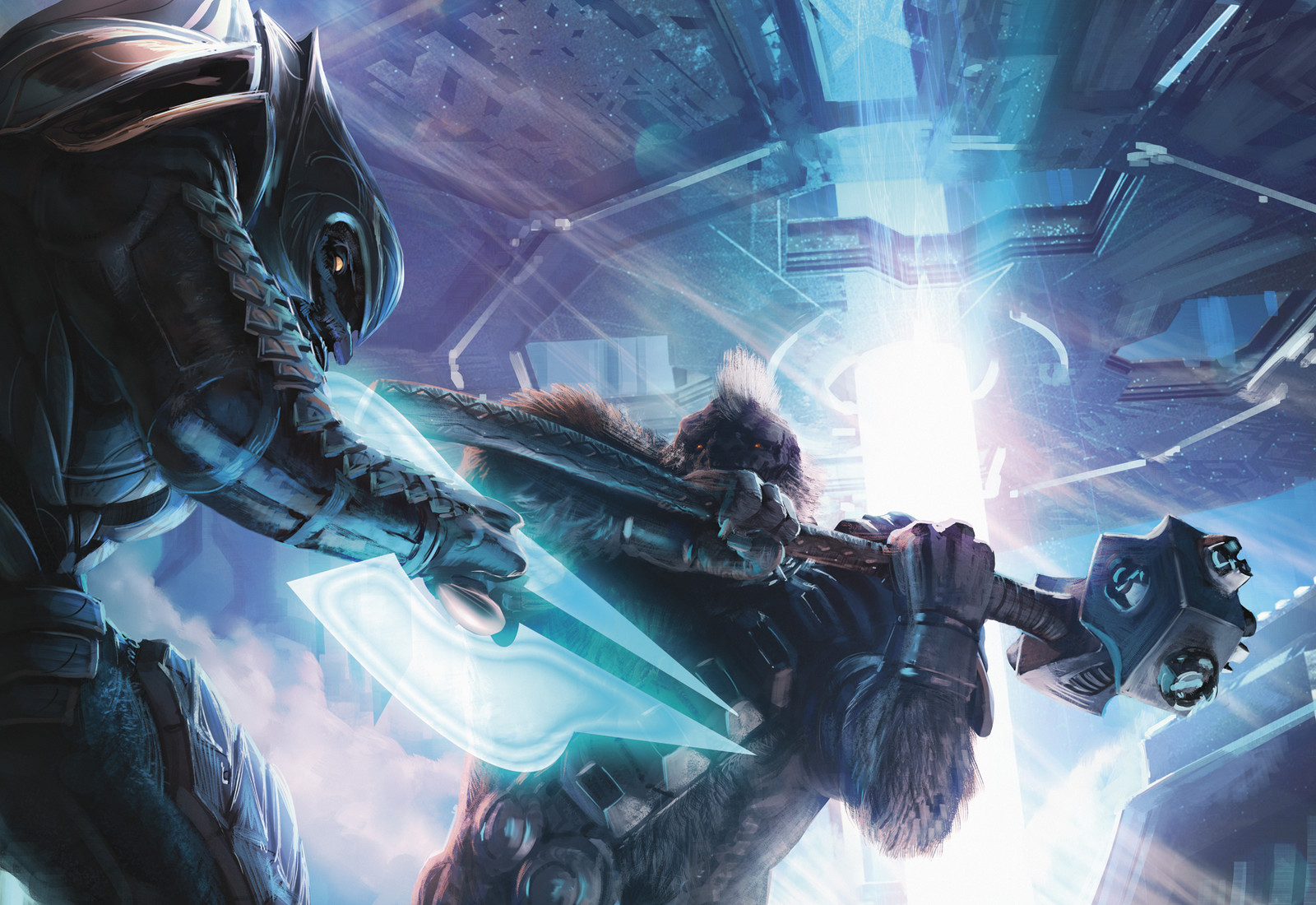 Arbiter and Tartarus face off 