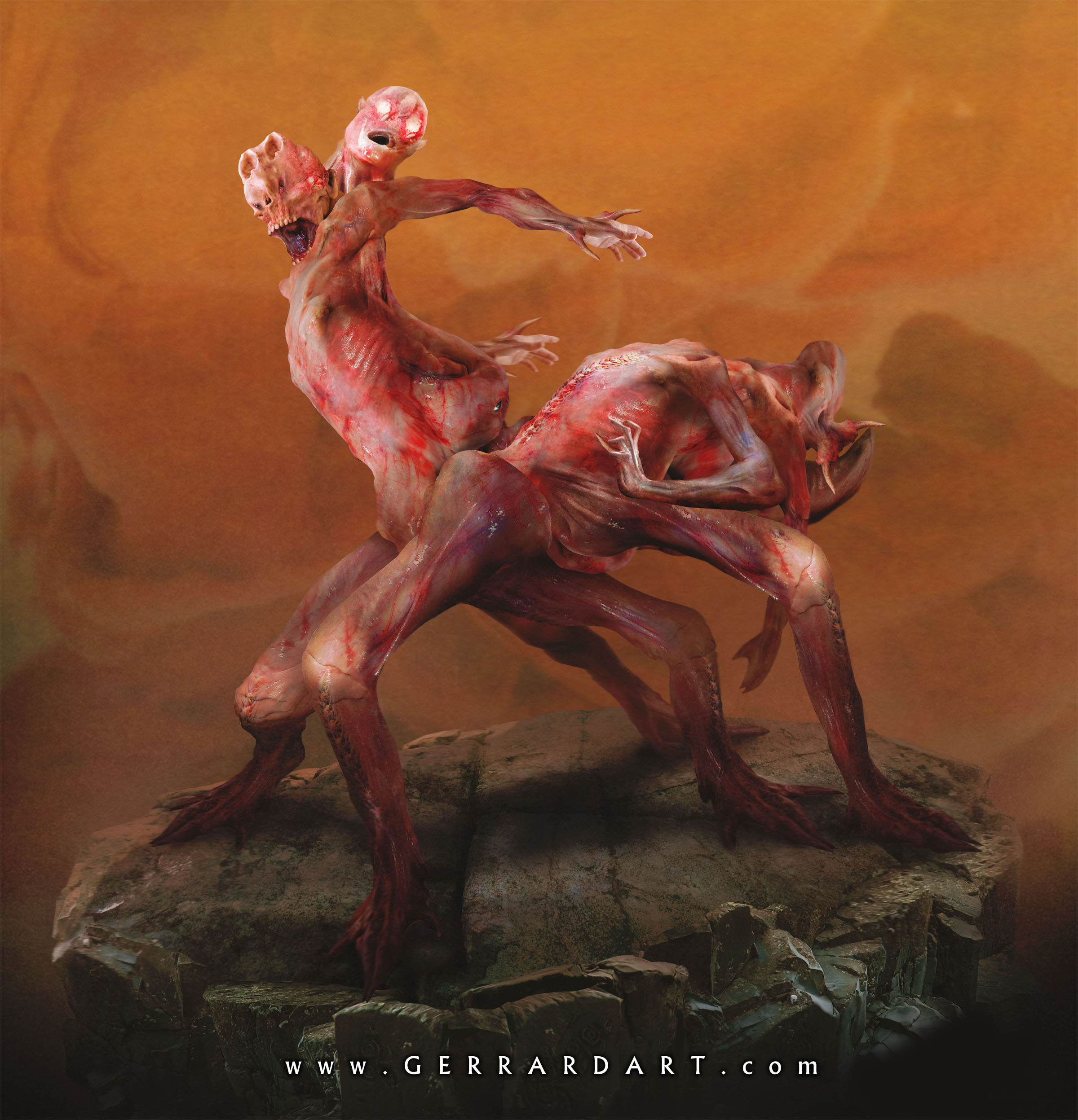 MOTU : Modulok

For more twisted body horror my first ART OF book is now available for pre-order.
http://www.gerrardart.com/