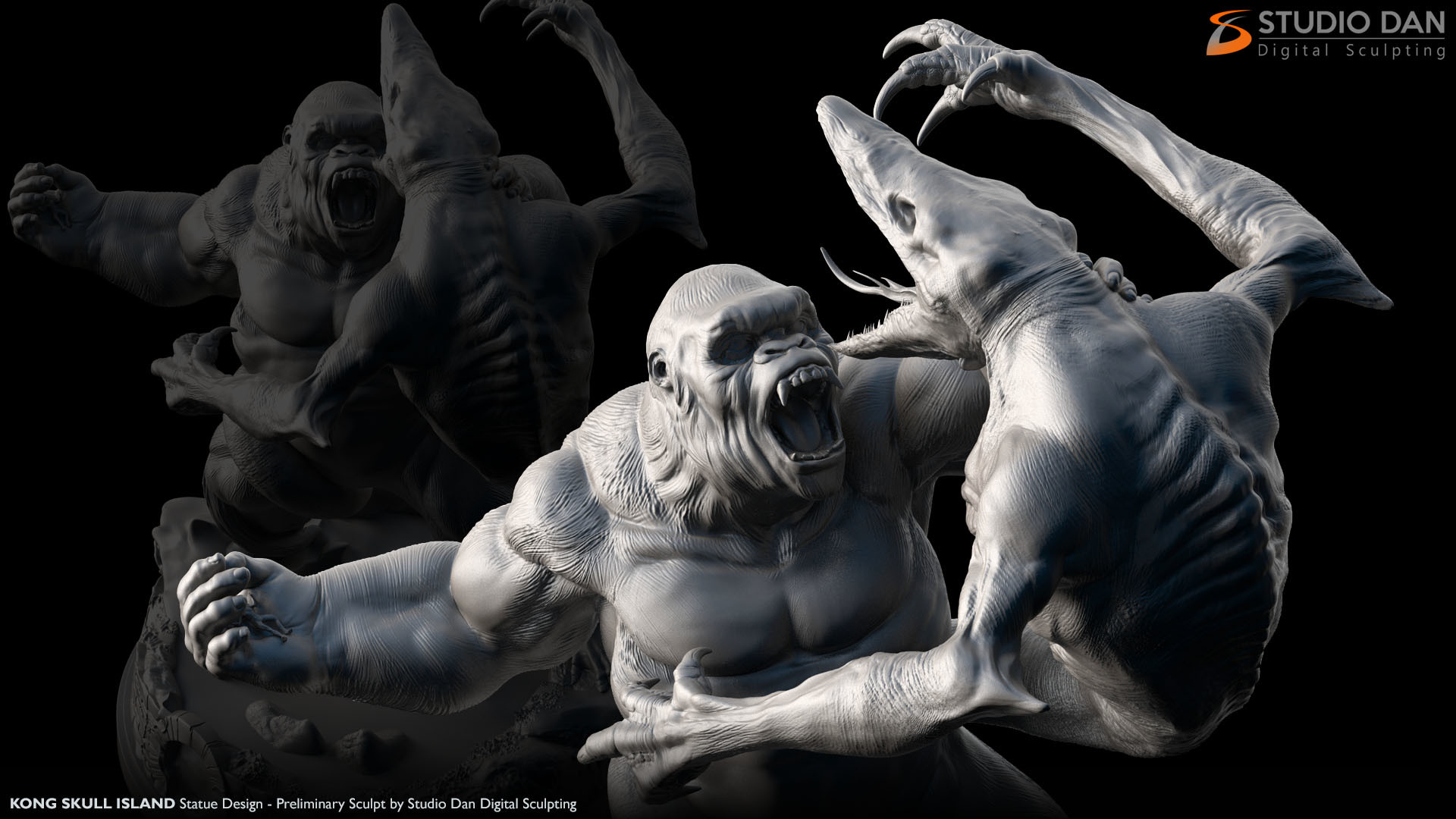Artstation Kong Skull Island Studio Dan 3d