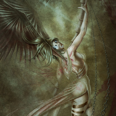 Dane goulter angel scythe print