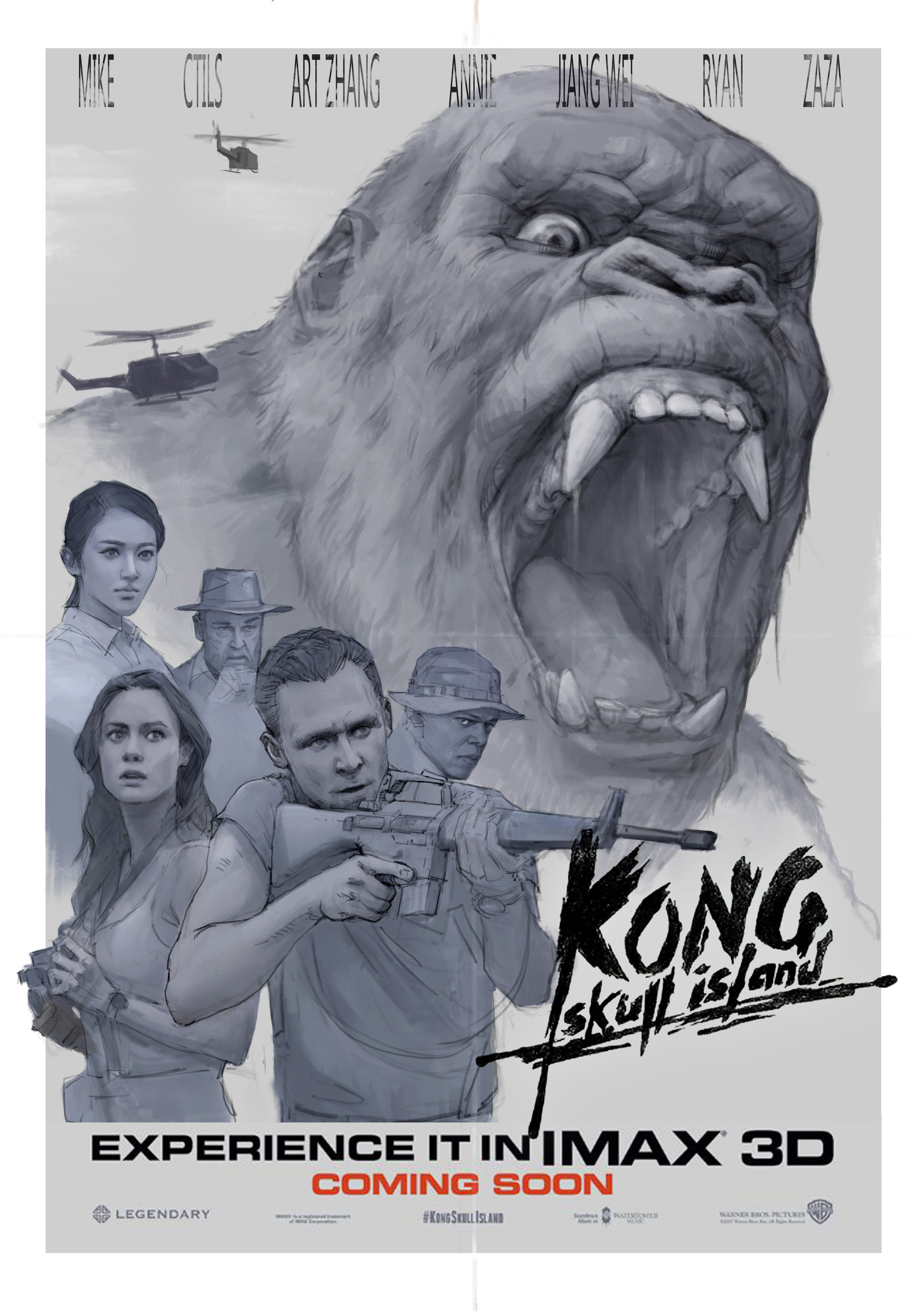 Artstation Kong Skull Island Oliver Liu