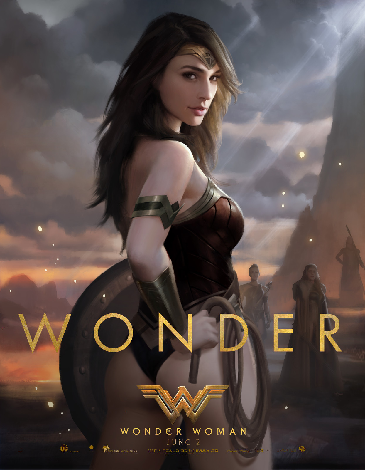 Artstation Wonder Woman Oliver Liu