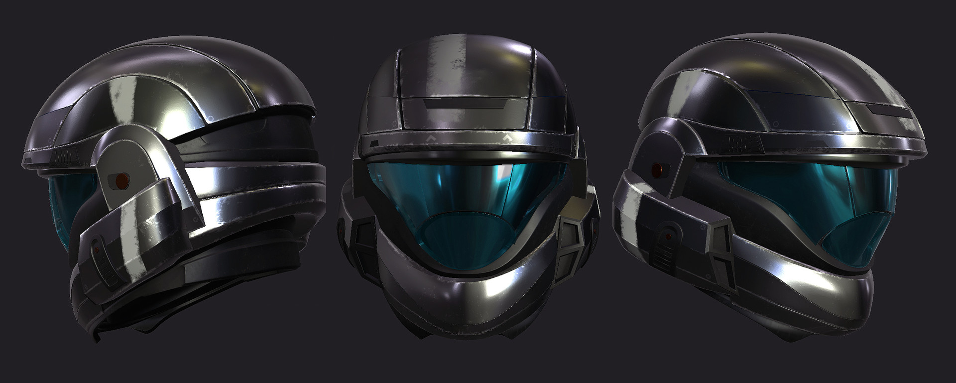 Artstation Halo Helmet 3 Adi Nugraha