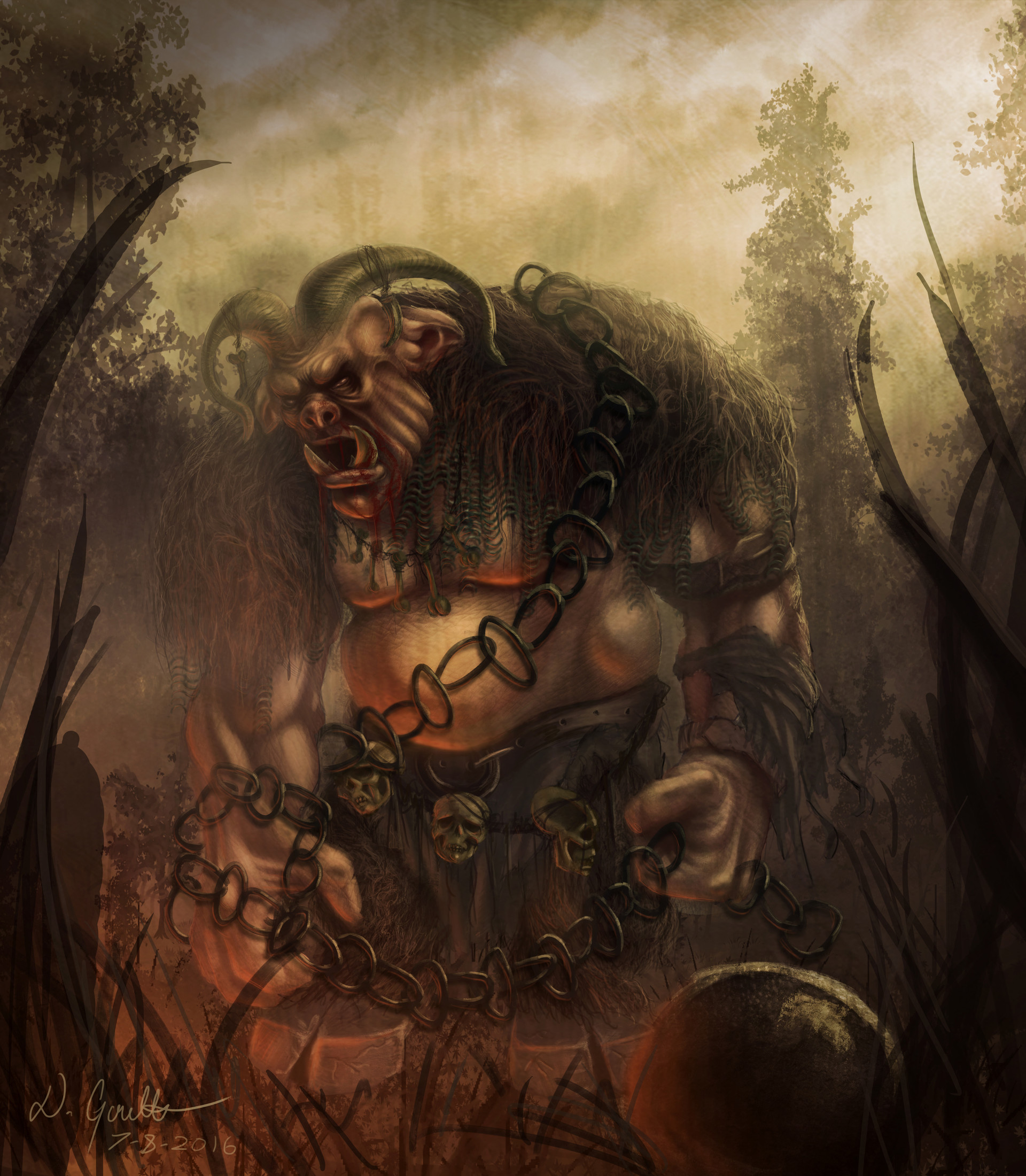 Artstation Trolloc Dane Goulter