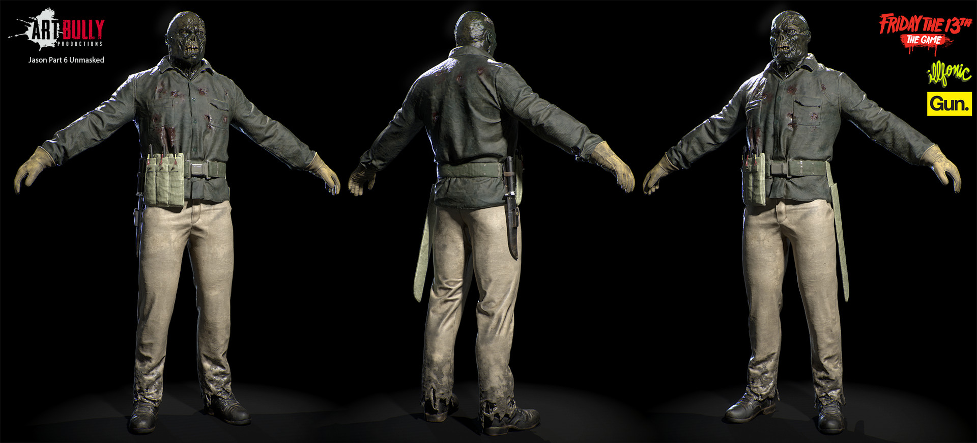 Artstation Friday The 13th The Game Jason Versions Art Bully Productions