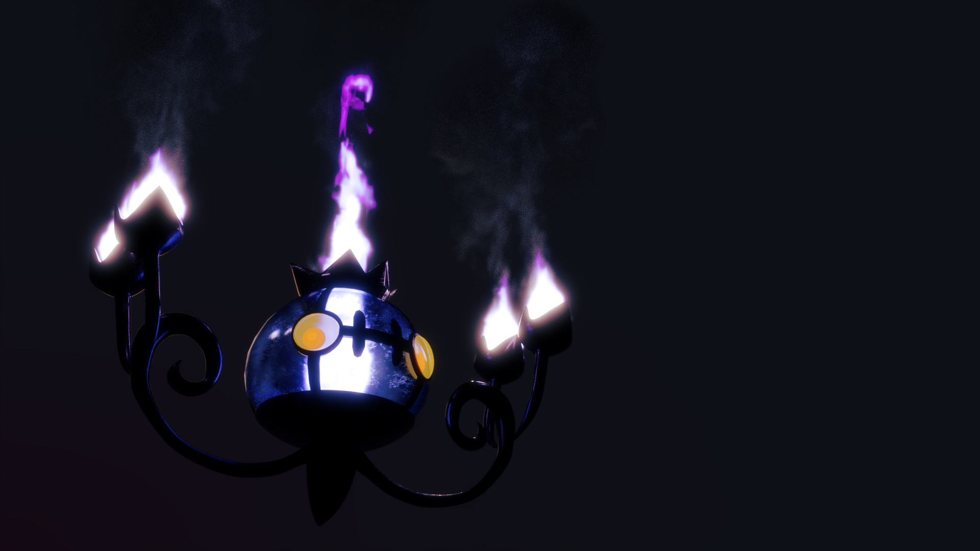 Chandelure caught my attention by its peculiar design. 