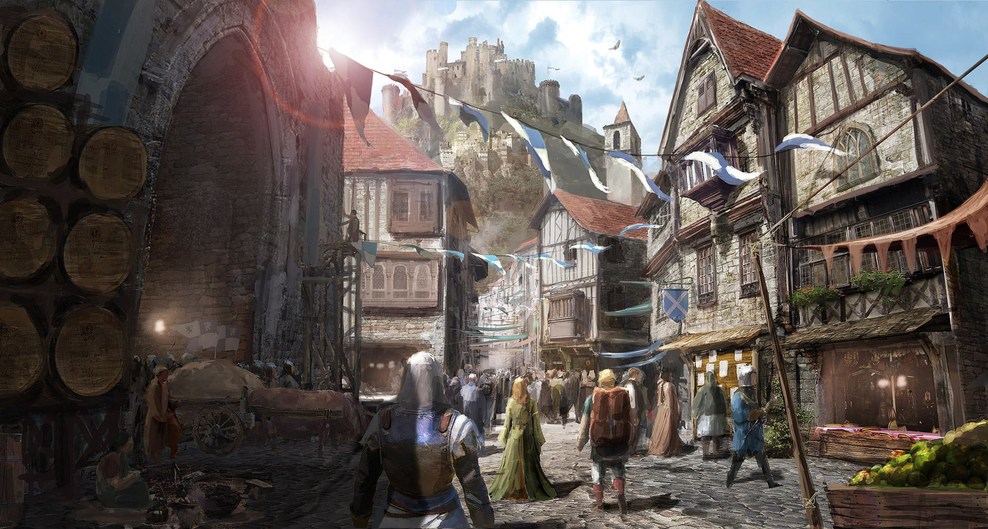 ArtStation - Medieval Village (2013)