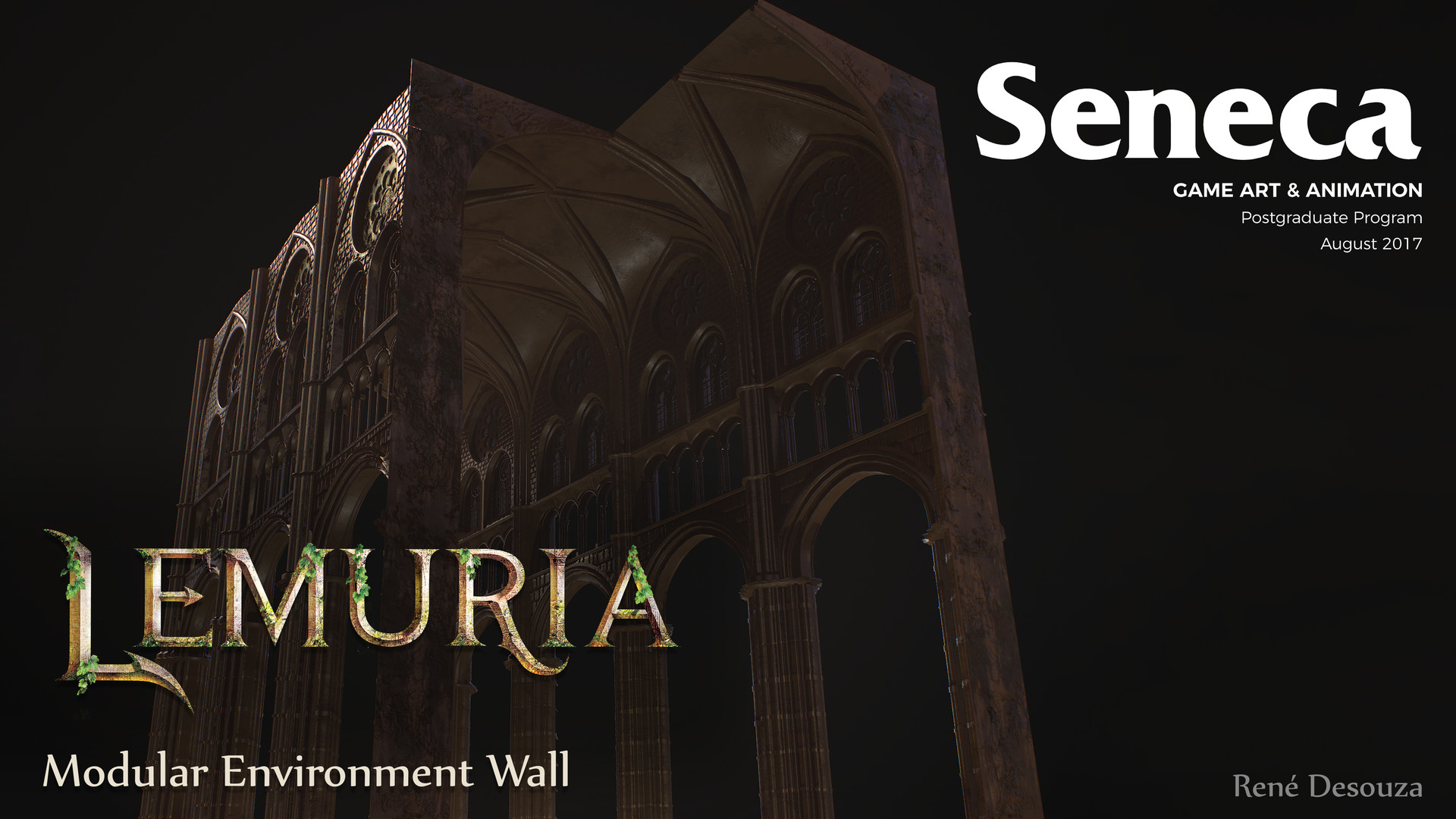 Artstation Lemuria Environment Wall Student Work Rene Desouza
