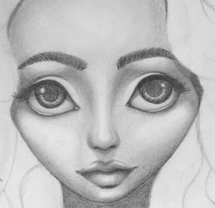 Artstation Pencil Sketches Facial Studies Tine Kent
