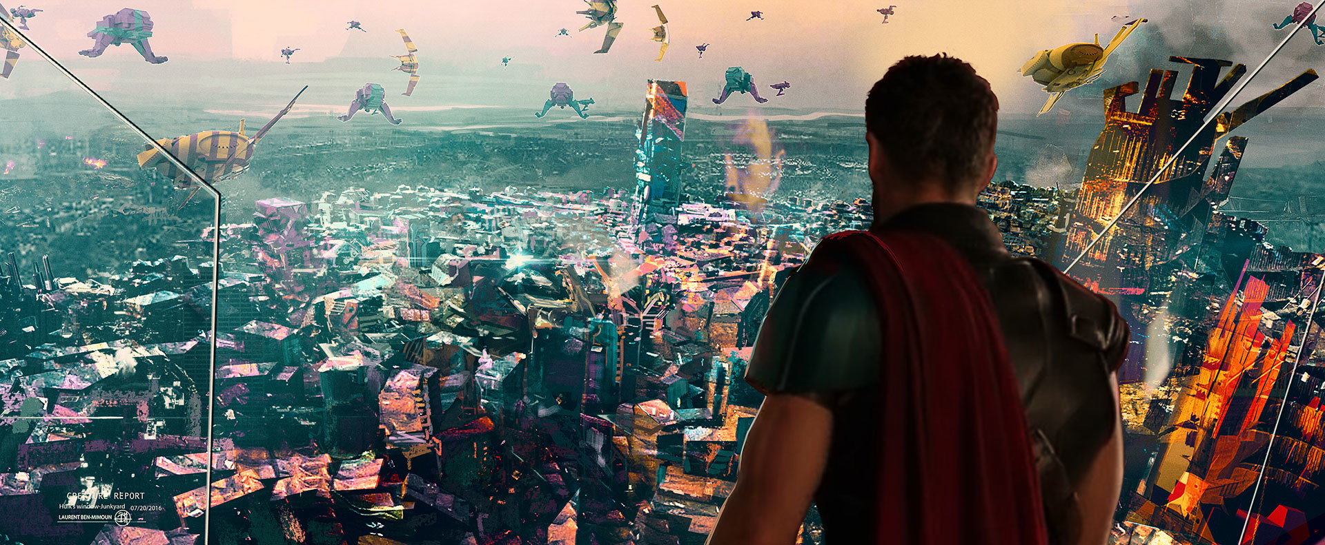 Artstation Thor Ragnarok Laurent Ben Mimoun