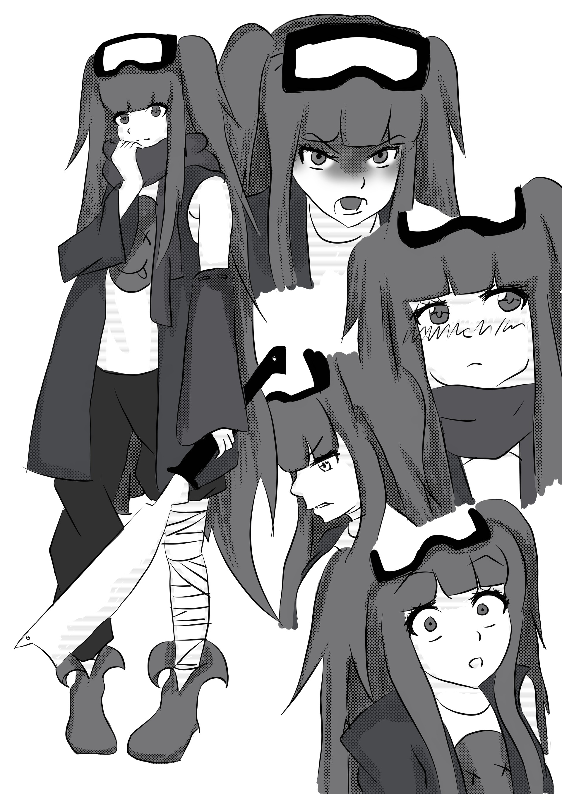 Natasha Smith Manga Character Sheets