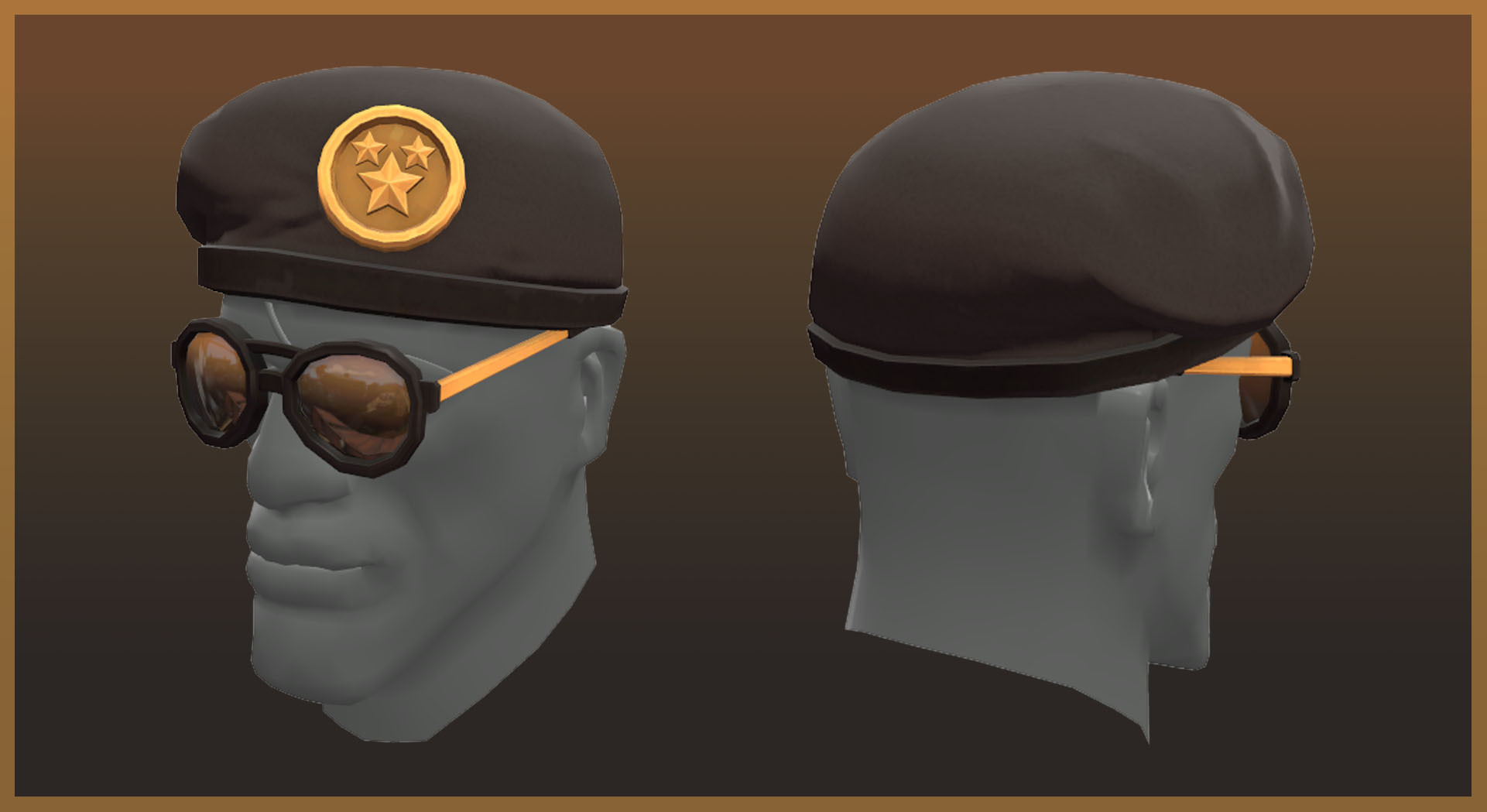 Beret with Sunglasses
