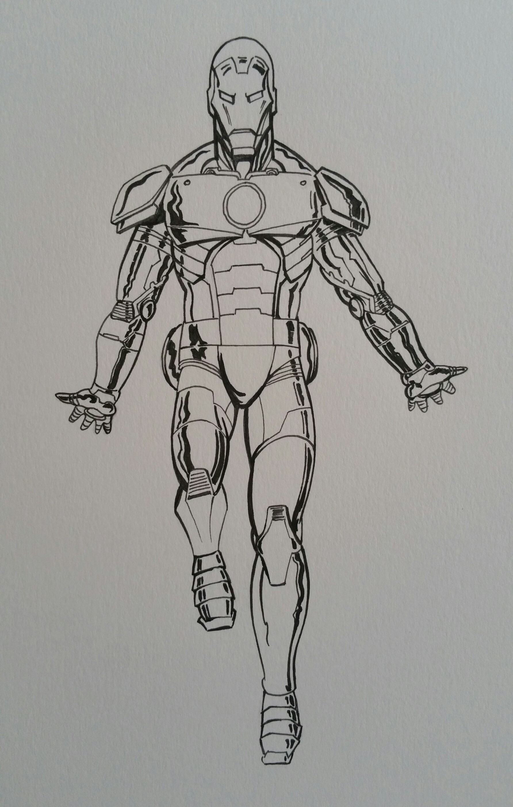 How to Draw Iron Man VIDEO  StepbyStep Pictures