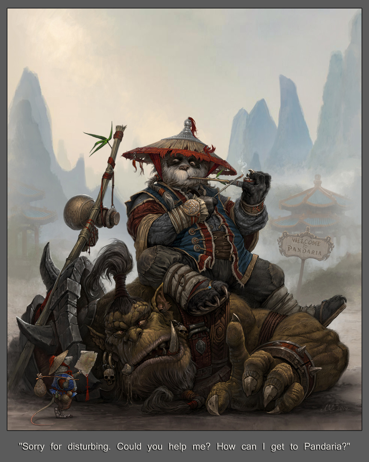 Artstation How To Get To Pandaria Leo Hao