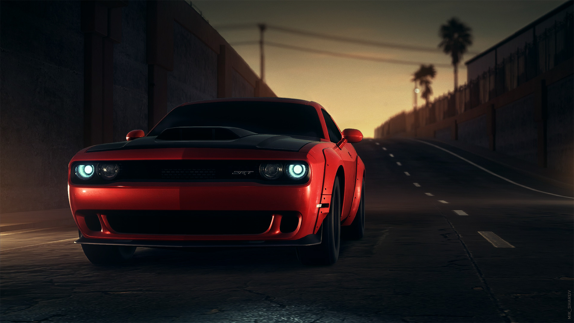 Artstation Menace Dodge Challenger Nfs Payback Mikhail Sharov