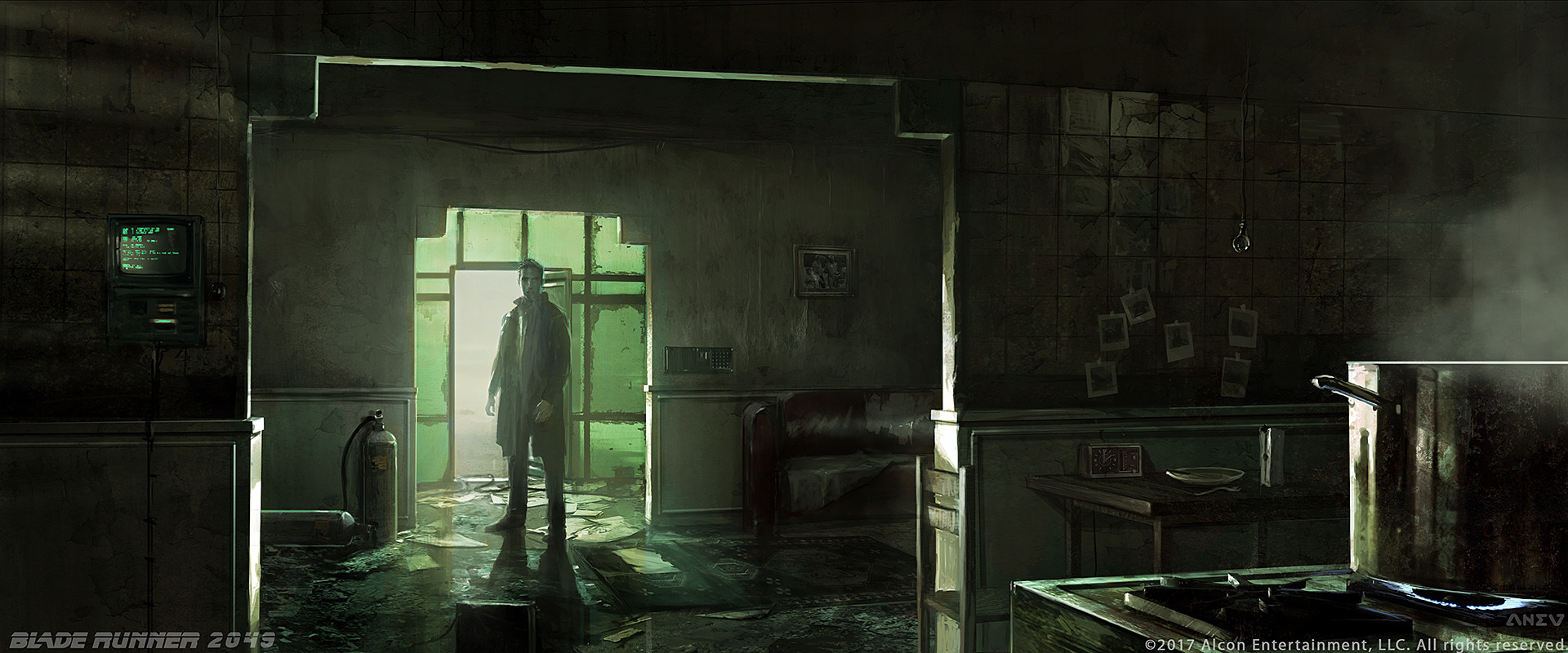 Artstation Blade Runner 2049 Farmhouse Interior Kamen Anev