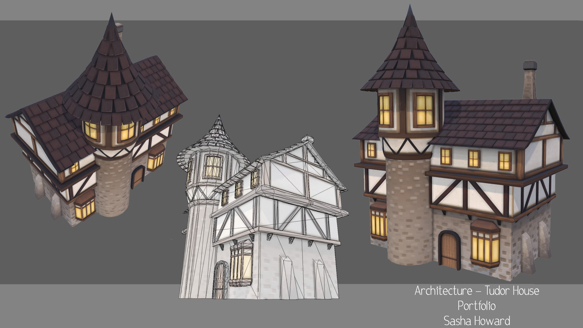 Artstation Tudor Architectural Home