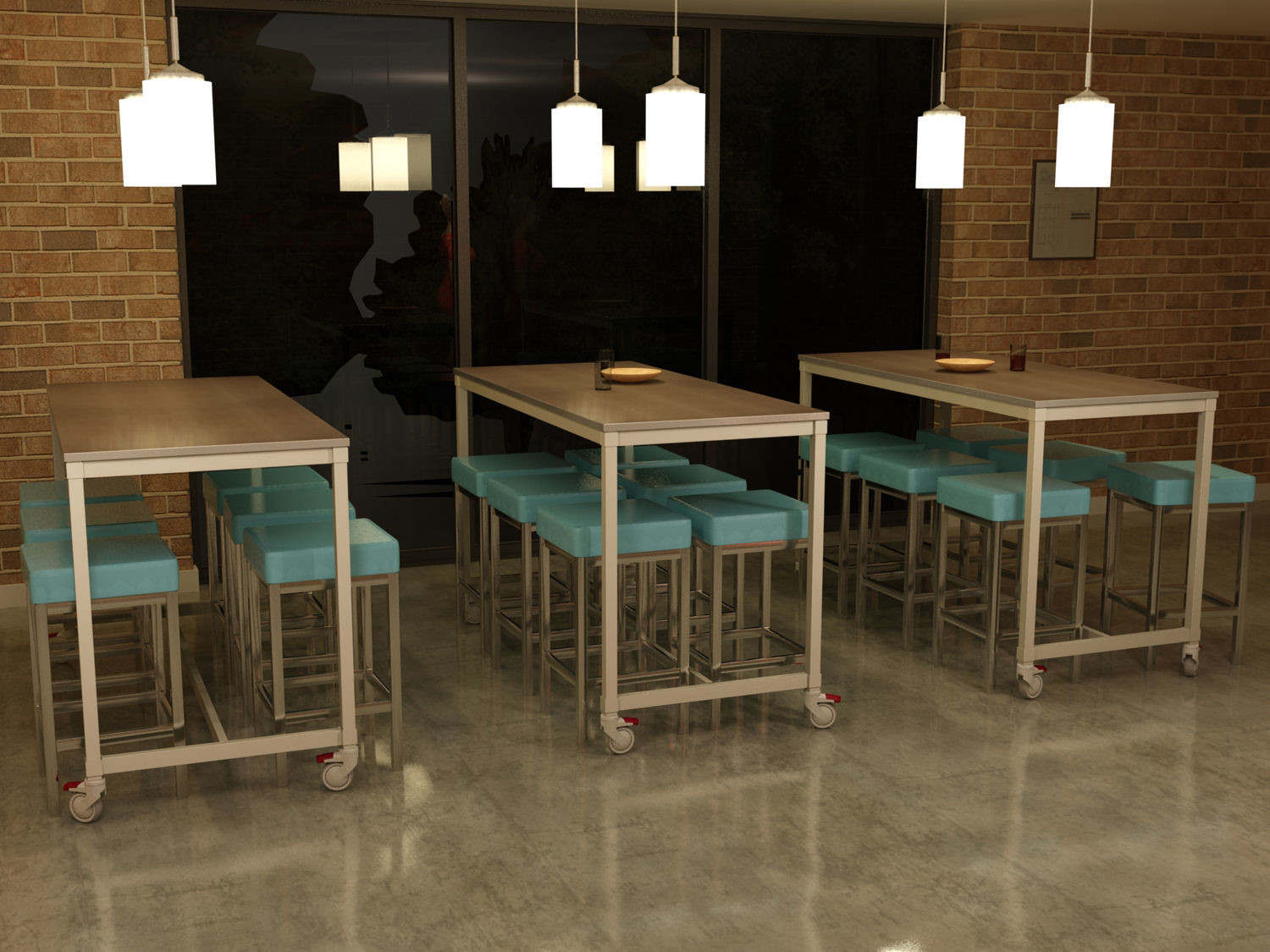 Artstation Commercial Office Furniture And Screen Partition Layout Renders David Cooper