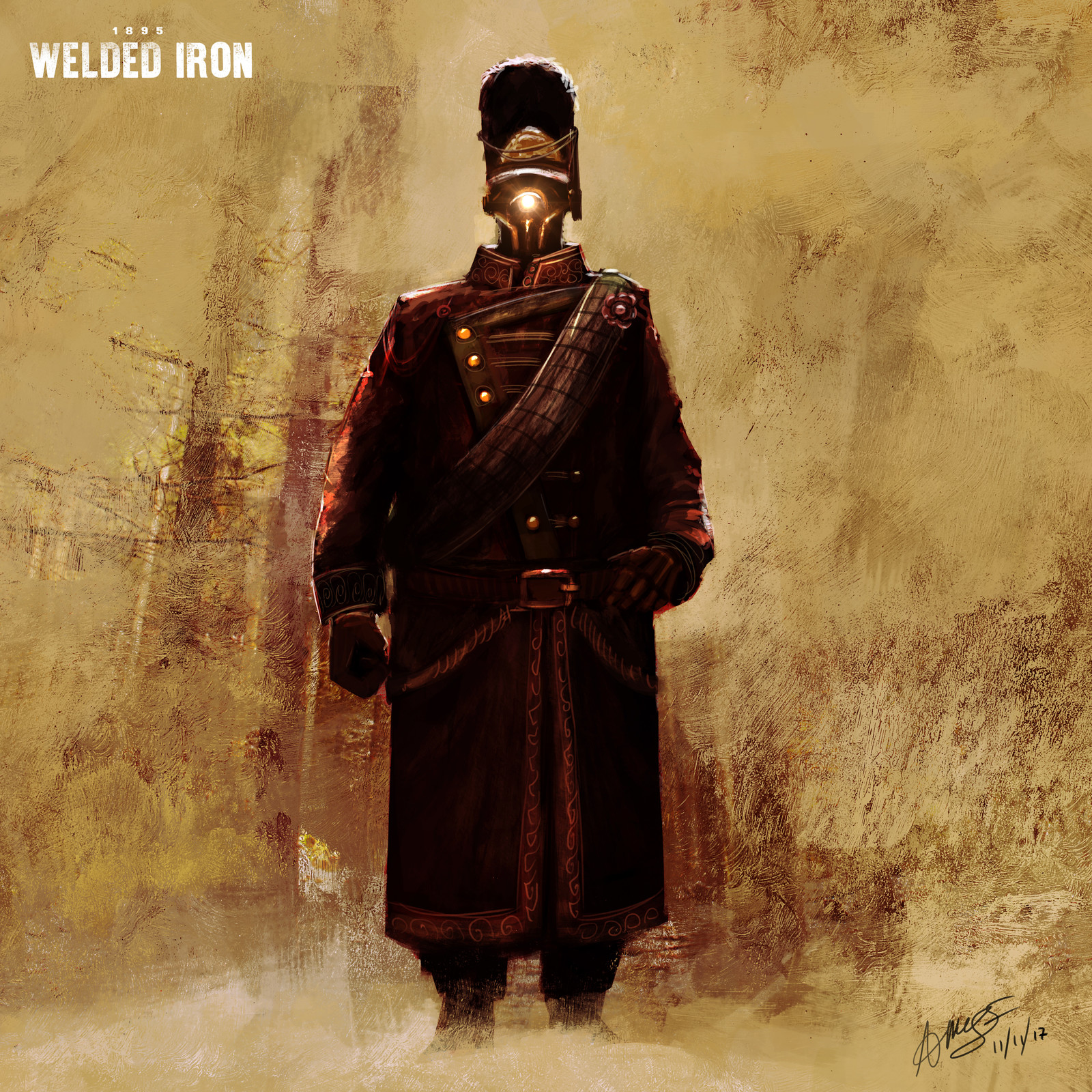 1895 Welded Iron "The Queens Roses" 