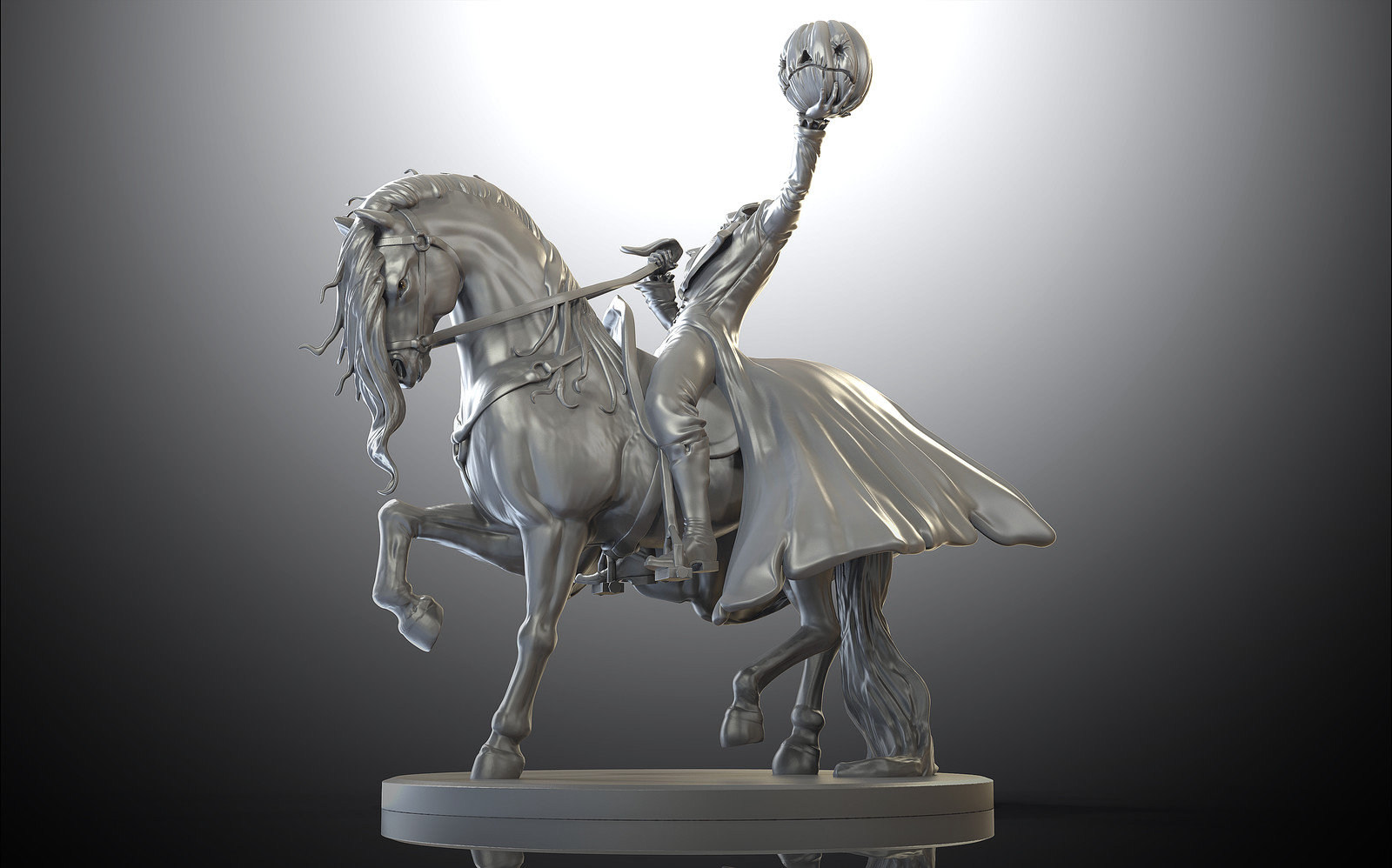 Legends of Sleepy Hollow board game - Headless horse miniature