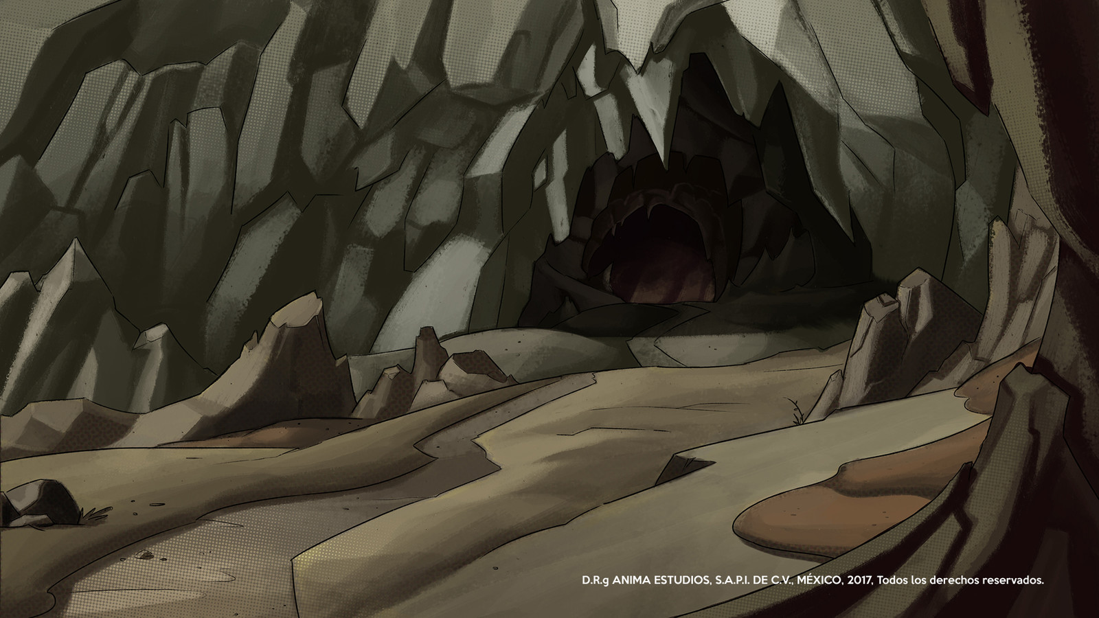 The entrance to Medusa's Lair in the Vesivius