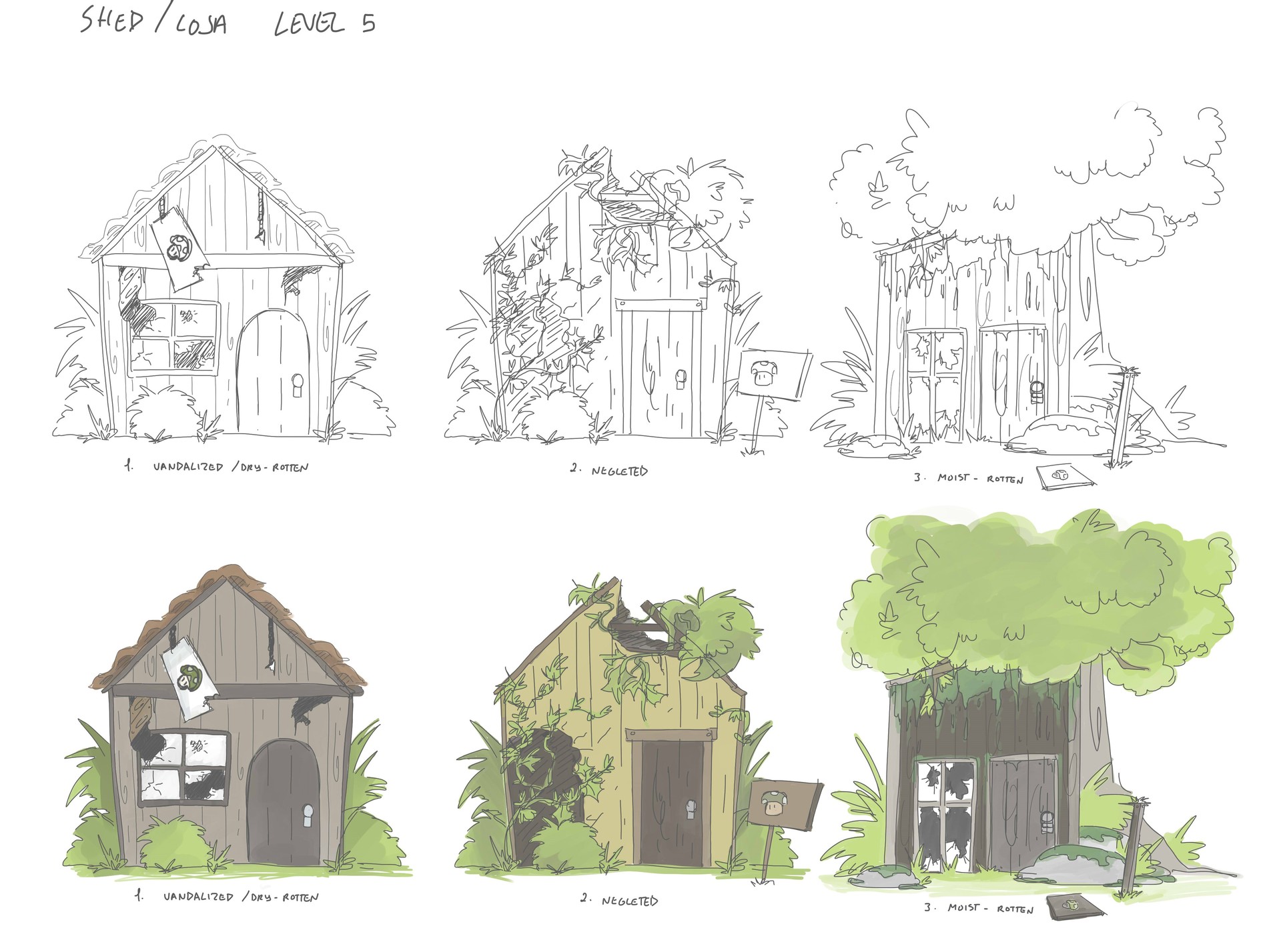 Artstation Concept Art Environment Assets Catarina Correia