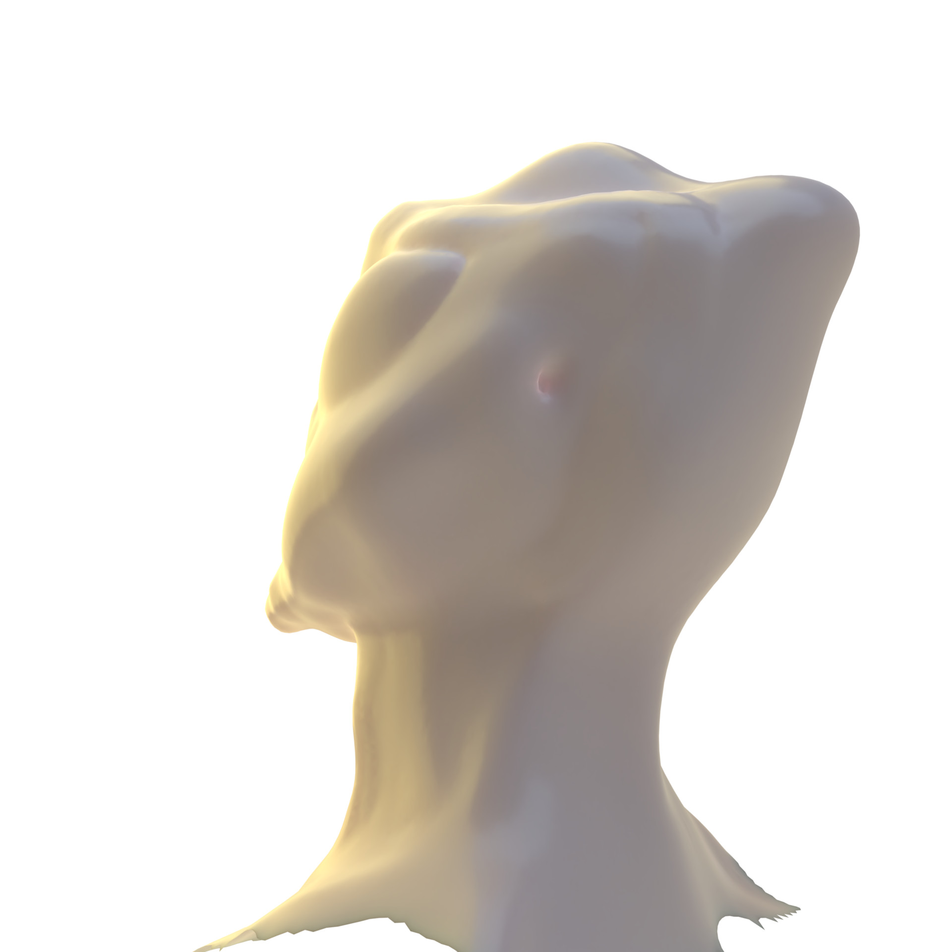 Sree Chandan Abstract Alien Sculpt Work In Progress