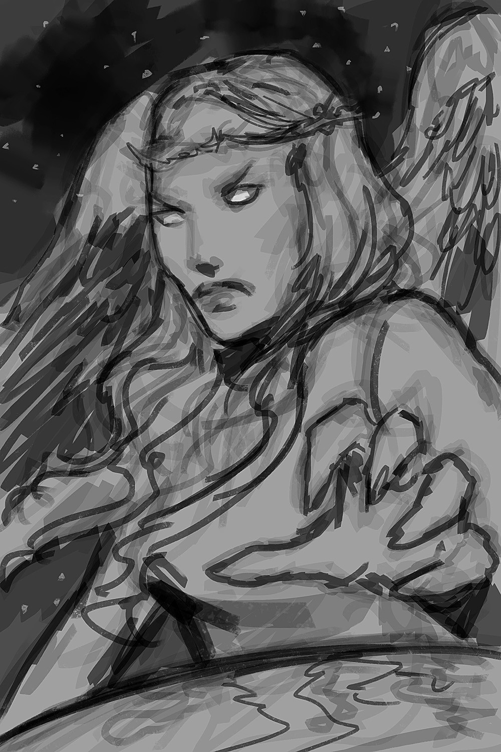 Early sketch comp idea
