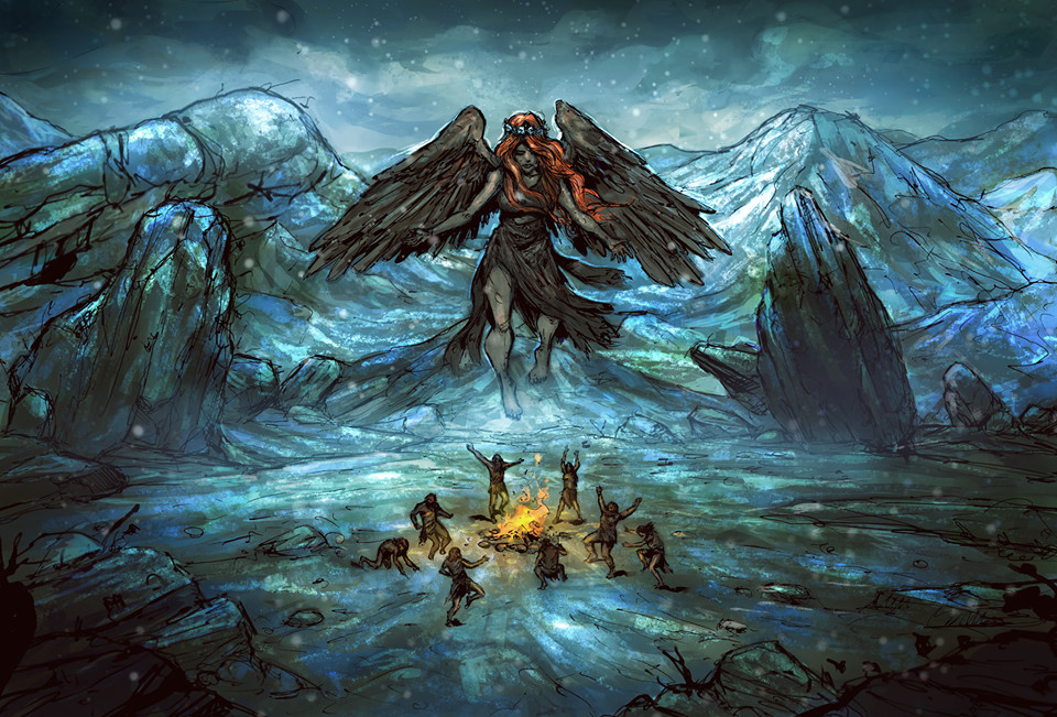 Concept art for the book