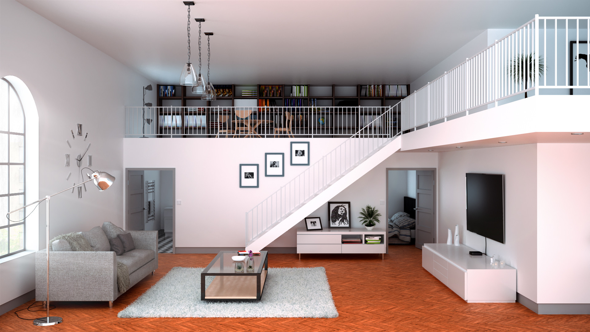 Anthony Lewis High Ceiling Apartment High Ceiling Apartment