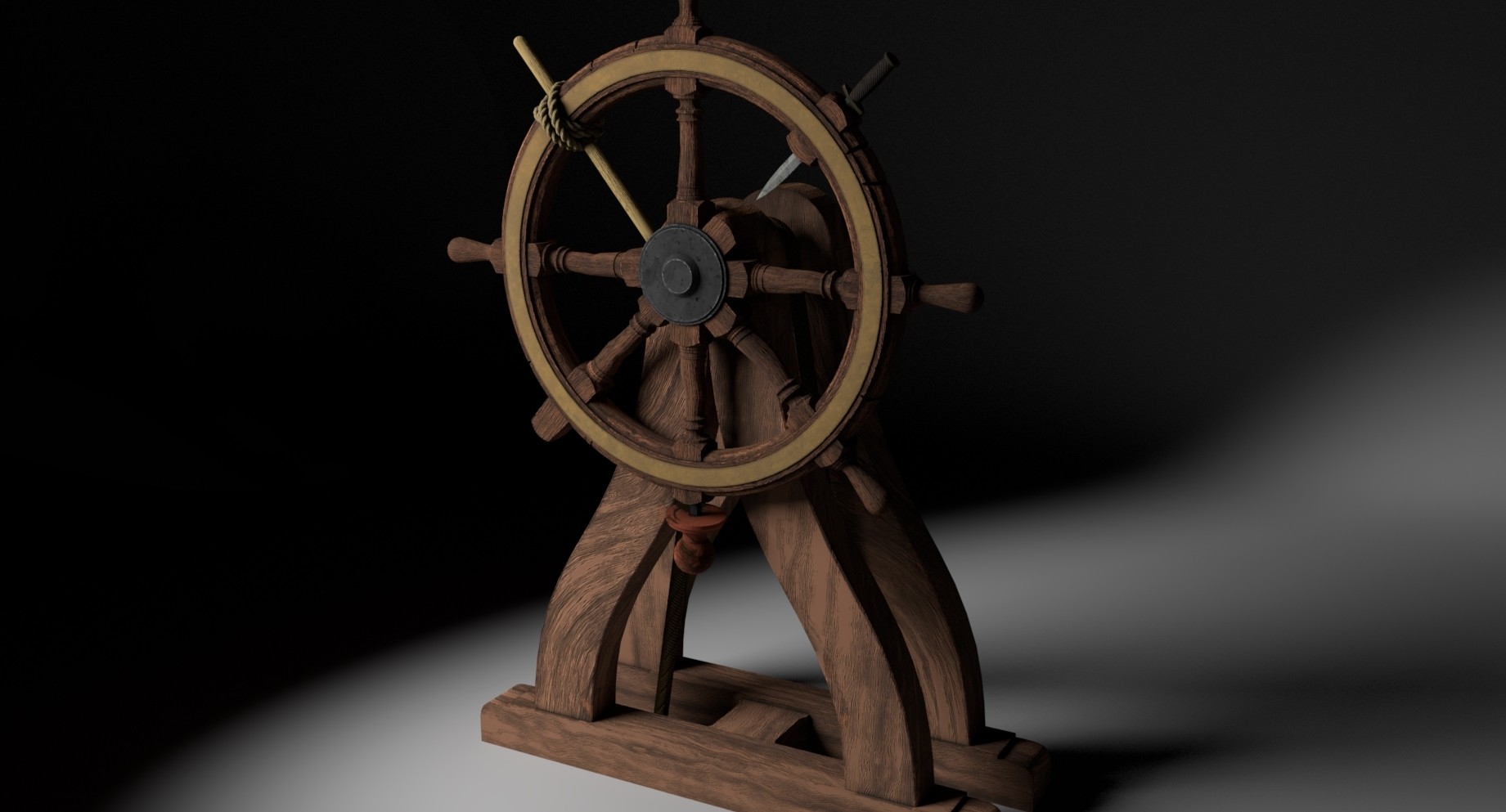 ArtStation - Ship Helm