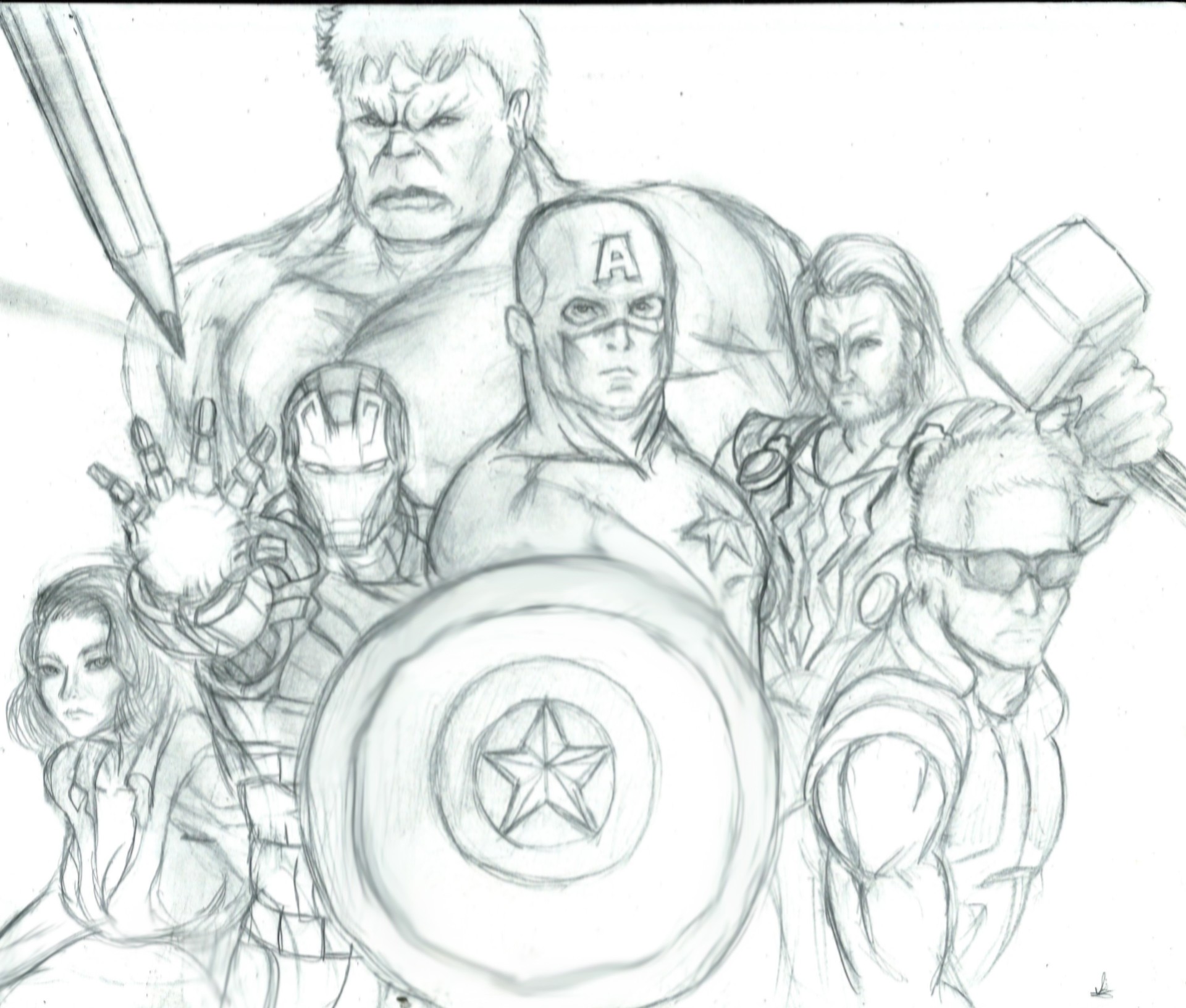 Avengers : Infinity War Sketch Cards on Behance