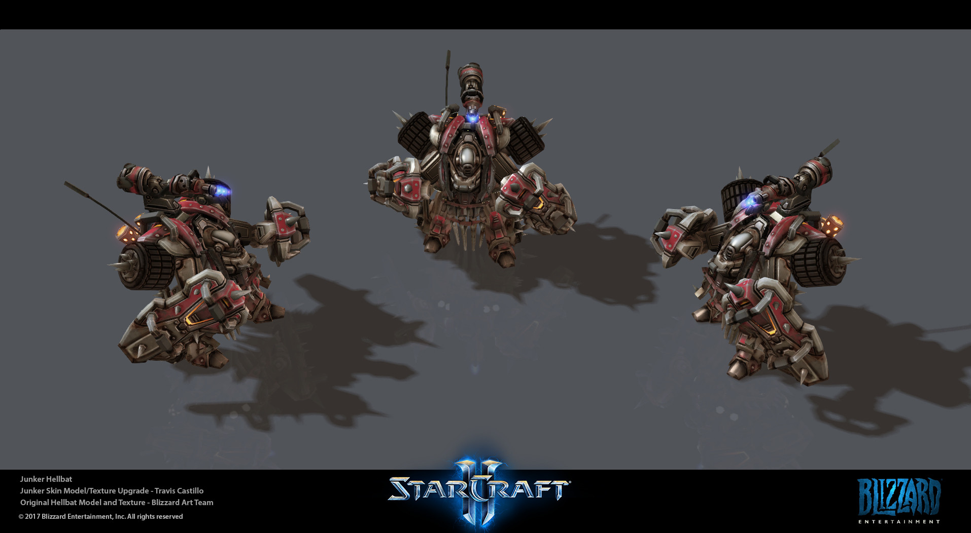 Travis Castillo - Starcraft 2 - Deluxe Skin - Junker Hellion Hellbat