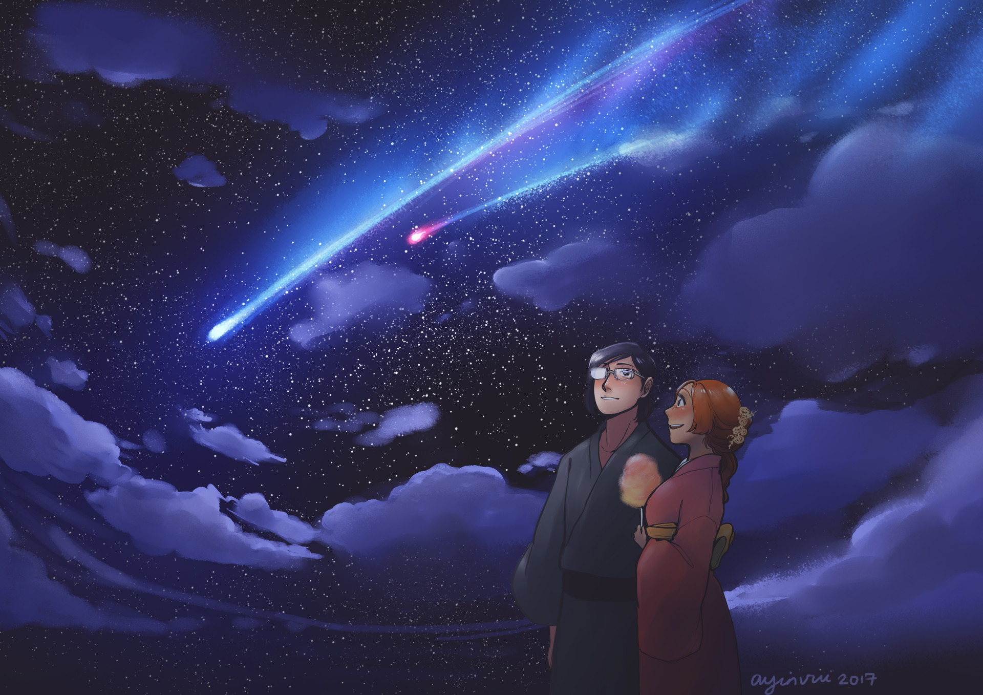 Ayinvui Yiyin Chasing Comets Candy Floss Anyways the idea was to make like an animated comic strip of a scene from. ayinvui yiyin chasing comets