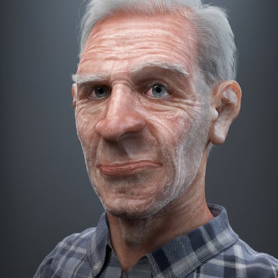 Clayton sjoerdsma old man portrait