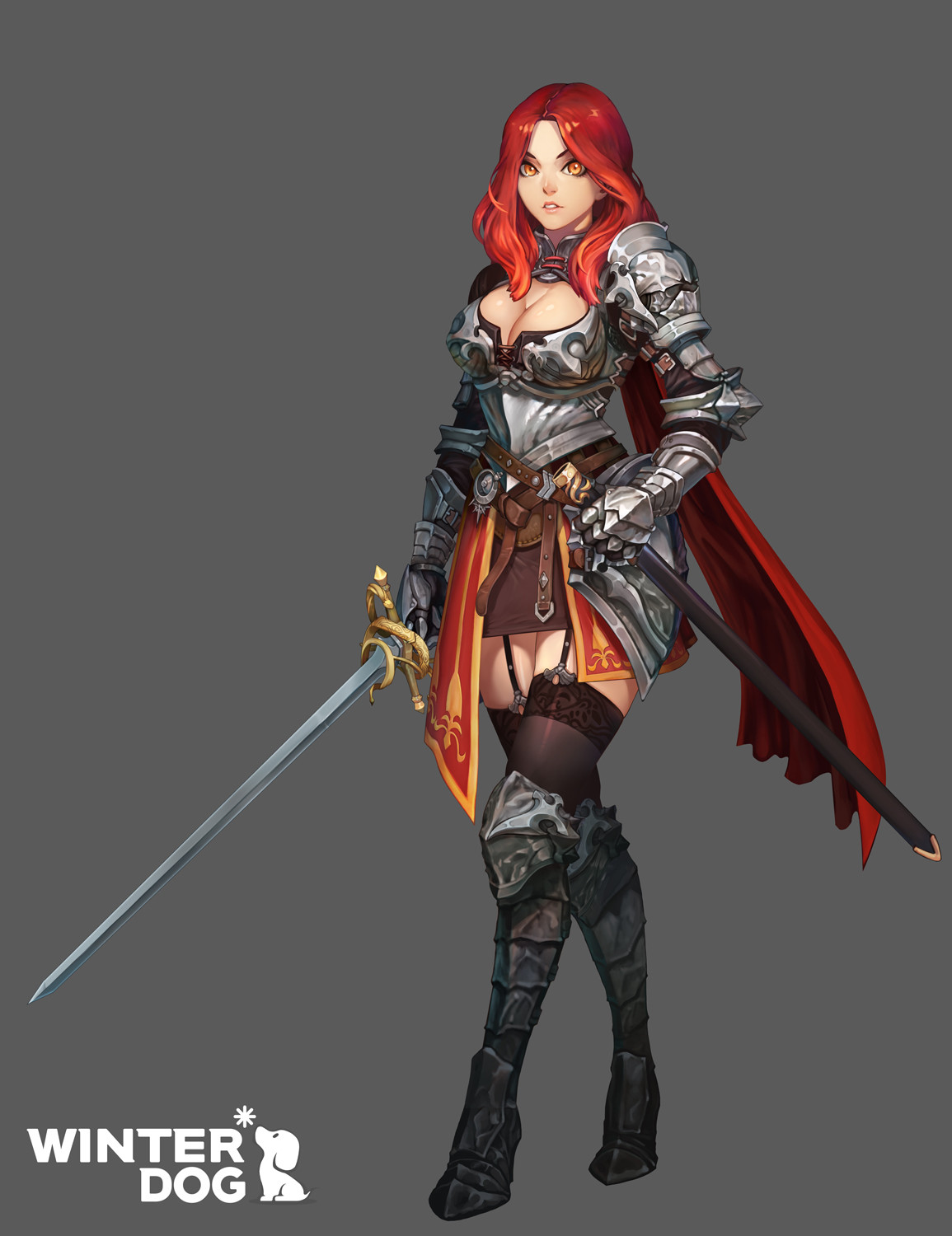 ArtStation knight girl