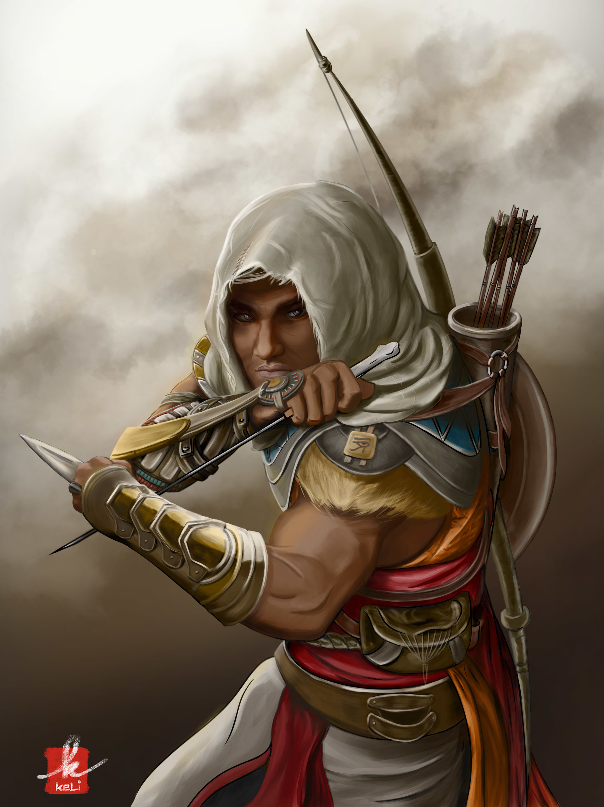 Artstation Bayek Assassin S Creed Origins