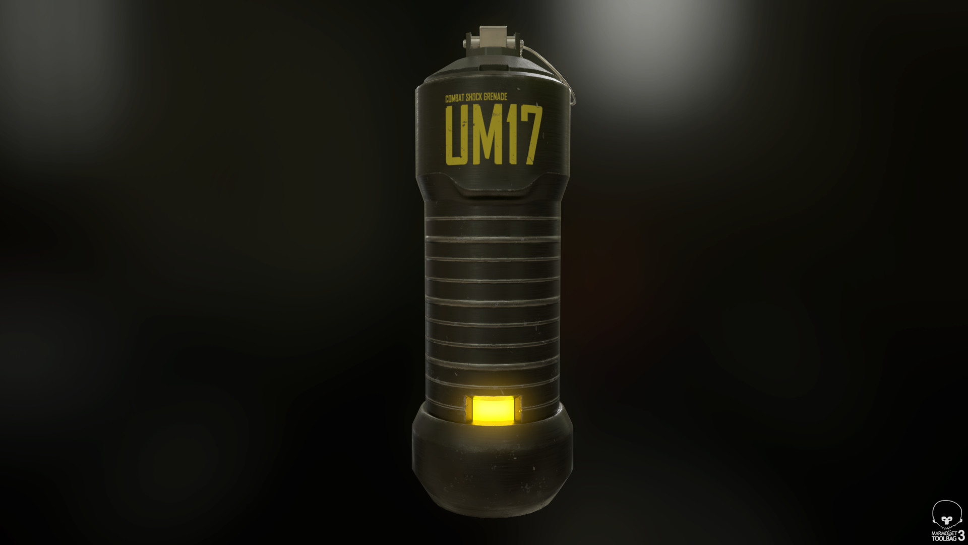 Artstation Um17 Combat Shock Grenade Enric Martinez