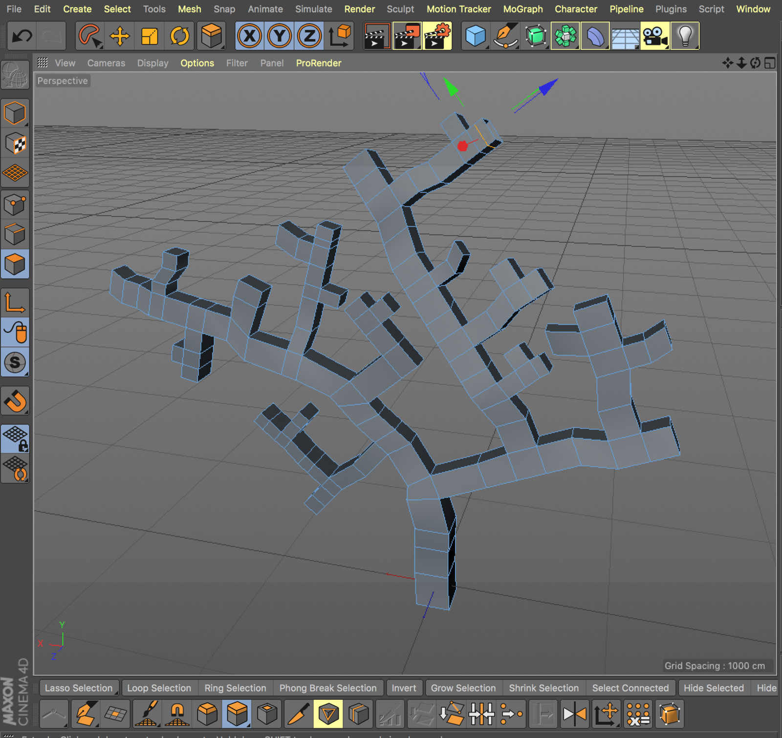 modeling coral in c4d