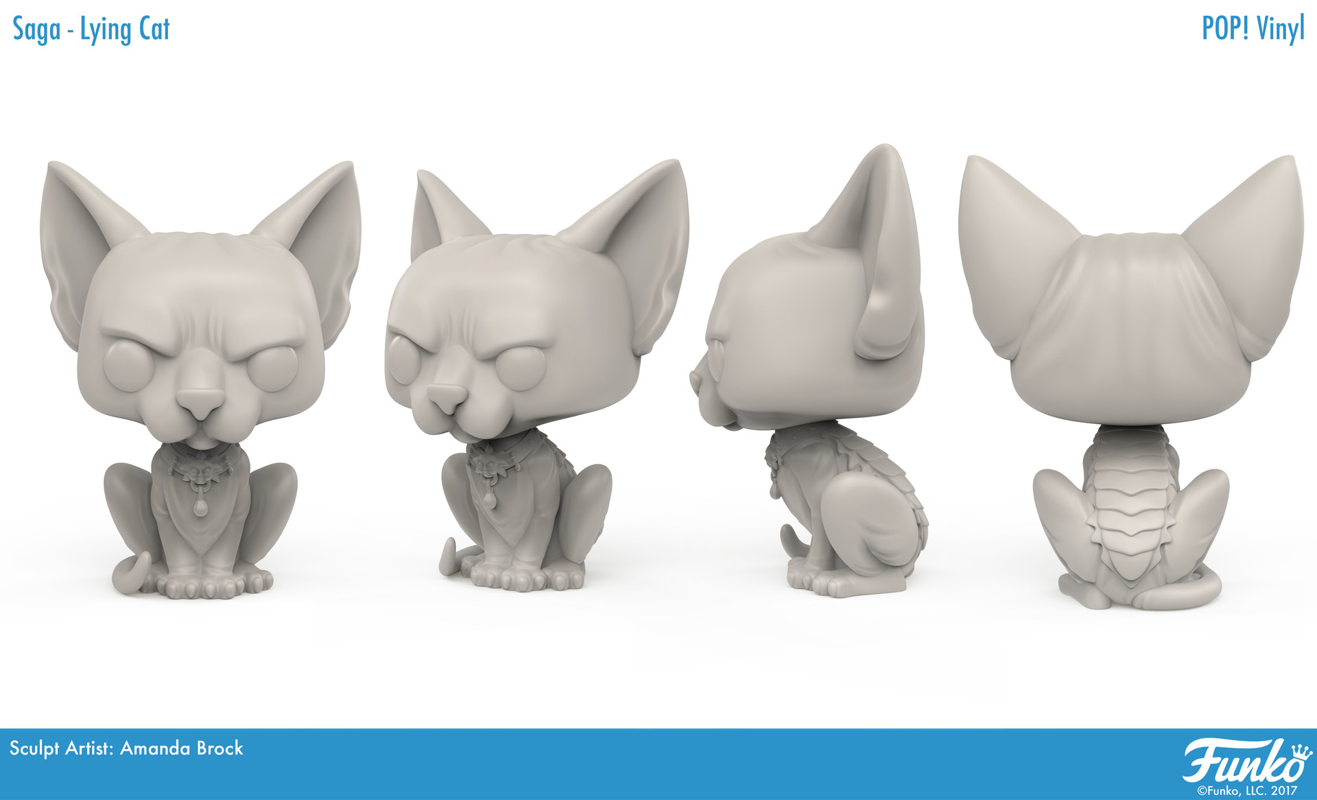Artstation Saga Pop Vinyl Lying Cat Amanda Brock