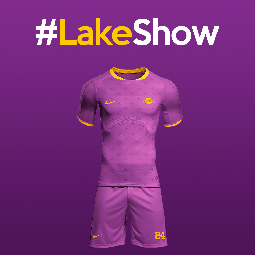 Lakers soccer jersey on sale