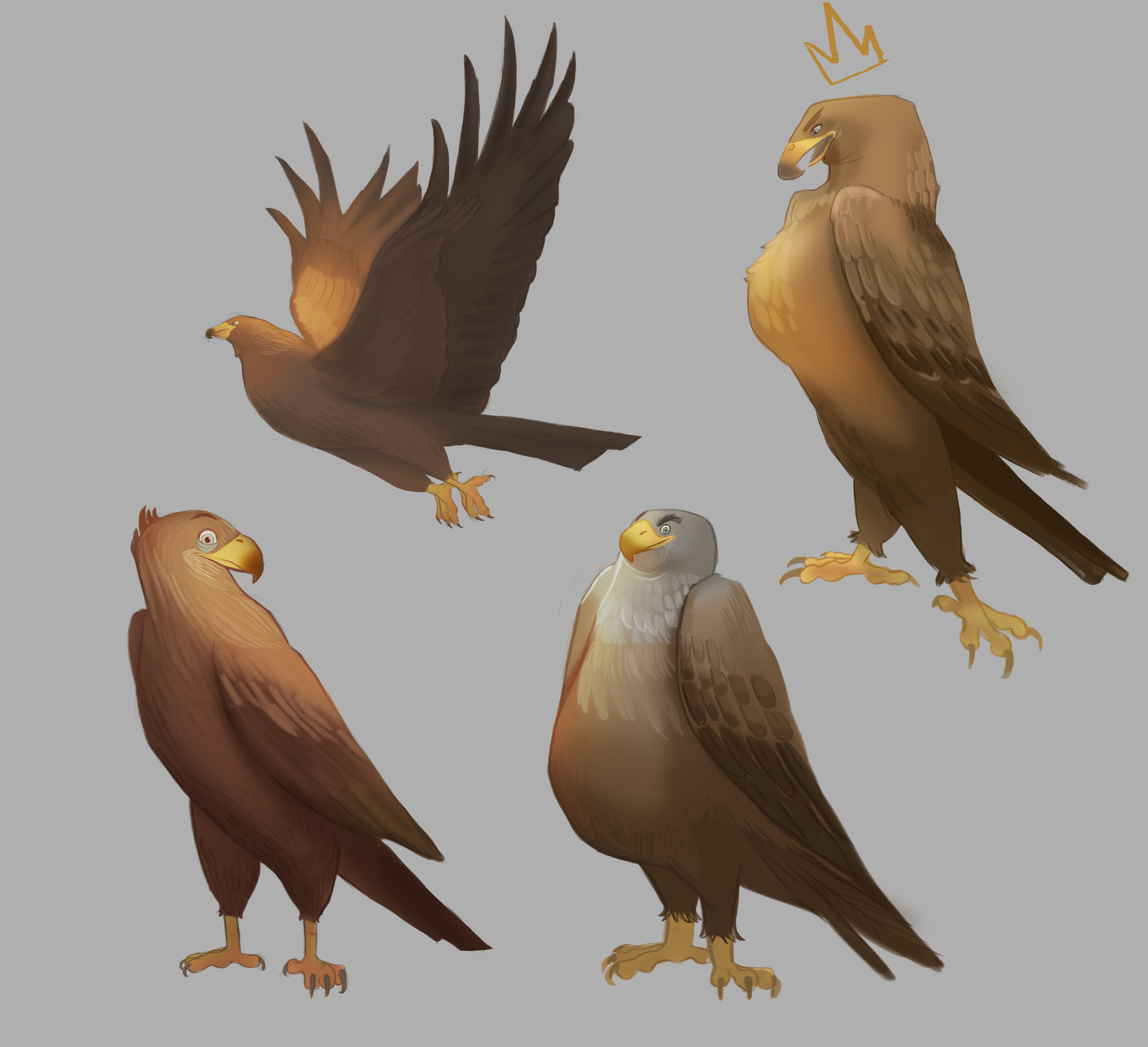 ArtStation eagle character design