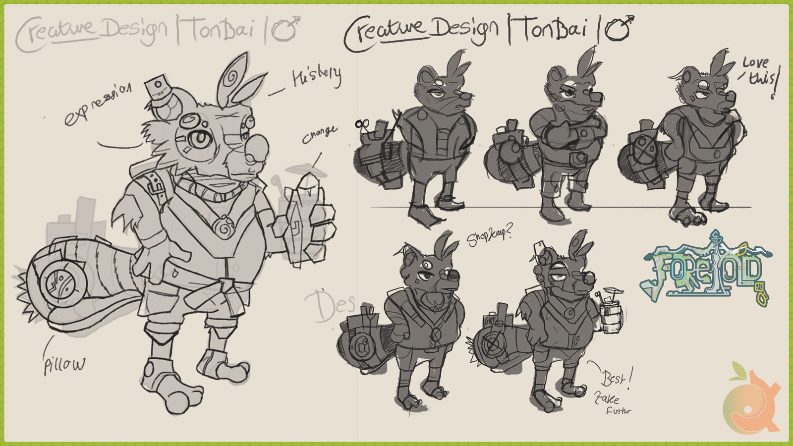 Foretold: Character design #1 | Exploration Concepts